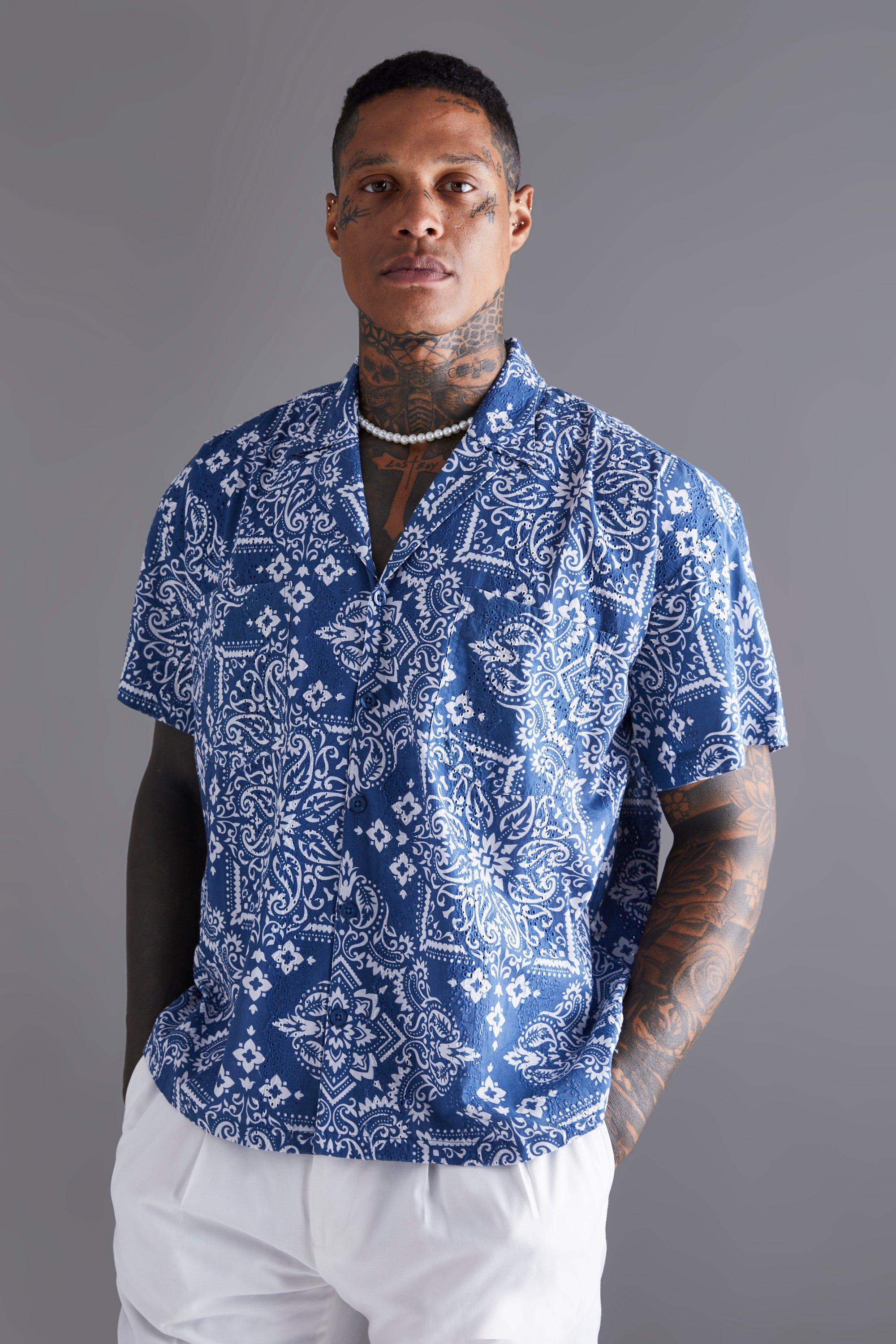 Mens Printed Shirts | Patterned Shirts | boohooMAN UK