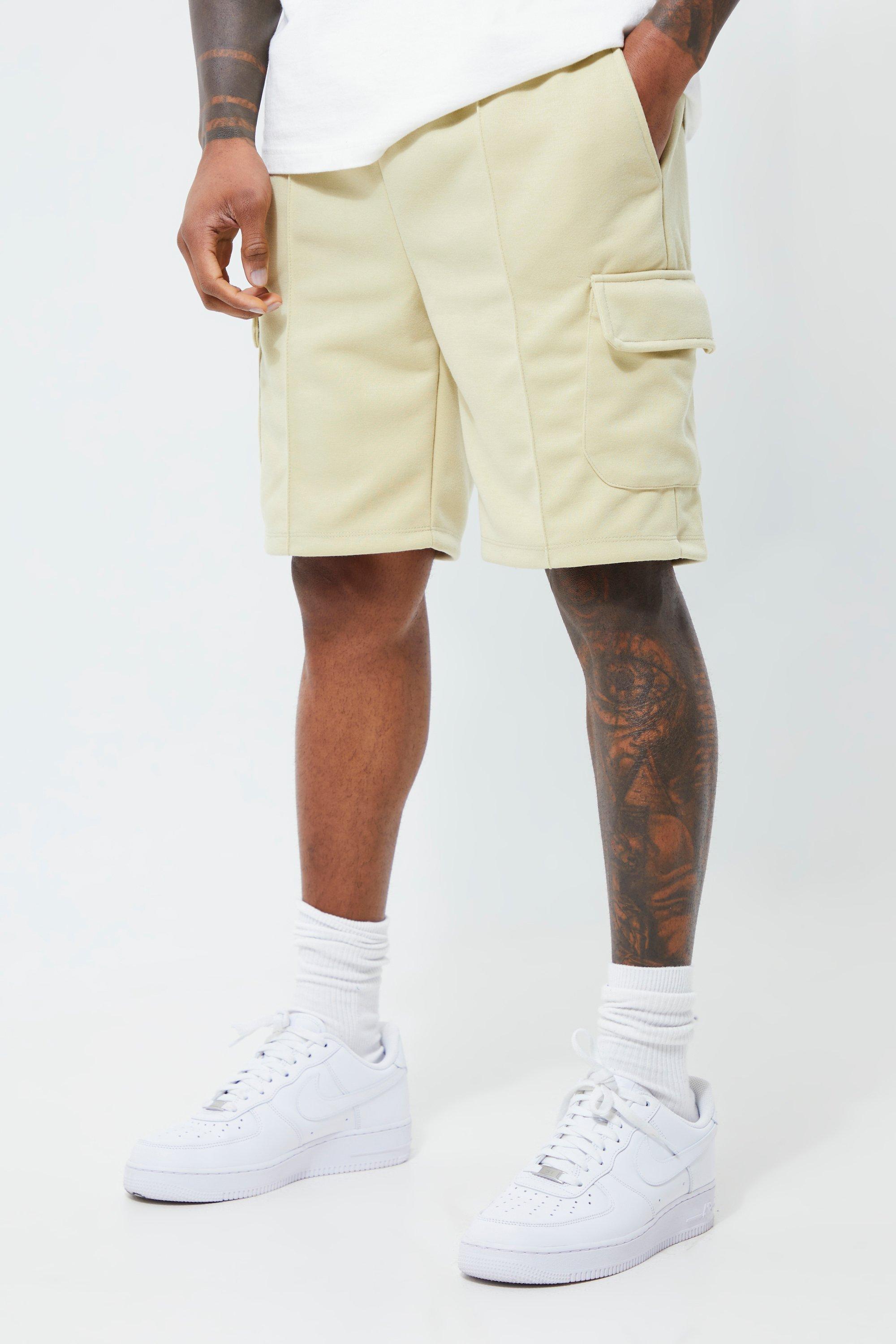 Slim Fit Cargo Shorts With Stretch | boohooMAN USA