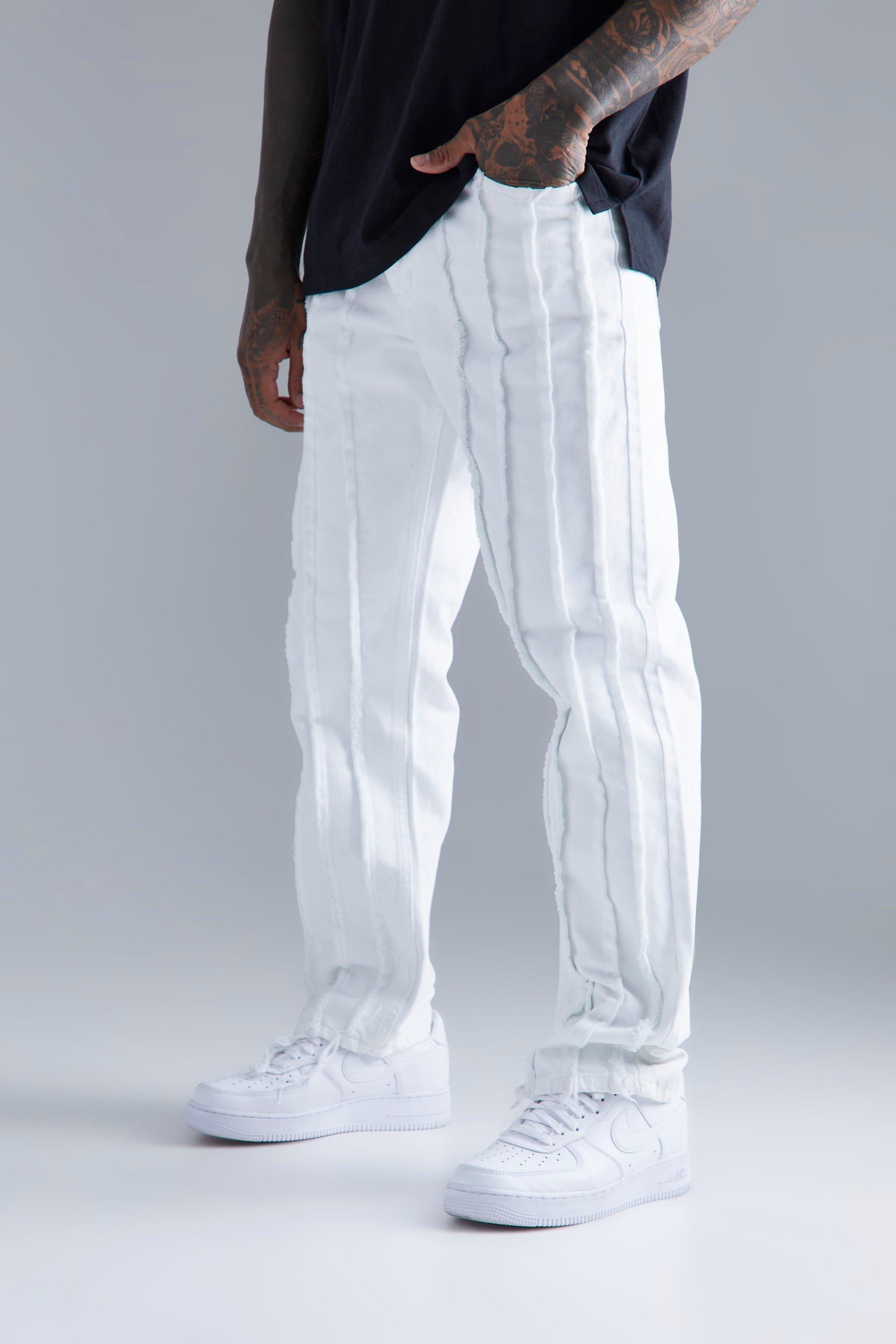 Boohooman store white jeans