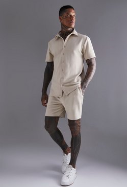 Men's Shorts & Shirt Sets | Twin Sets & Co-Ords | boohooMAN UK