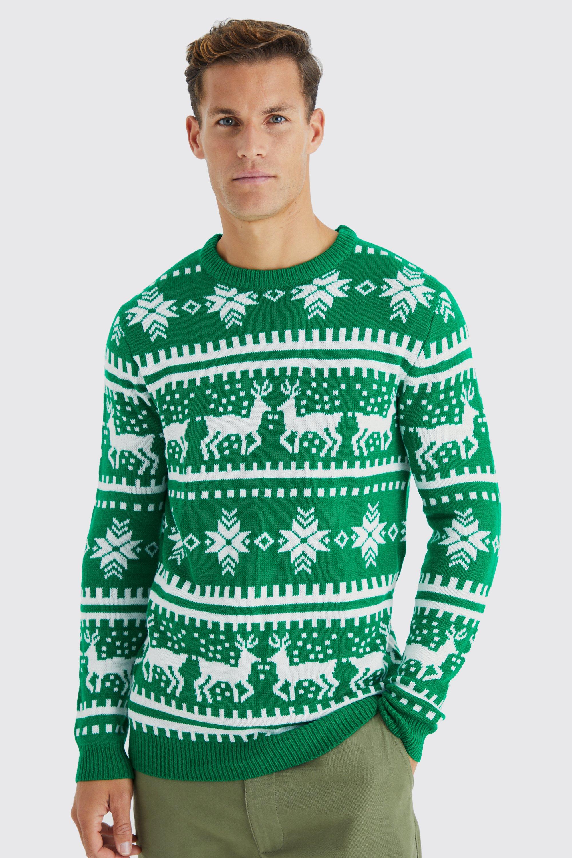 Boohooman 2024 xmas jumper