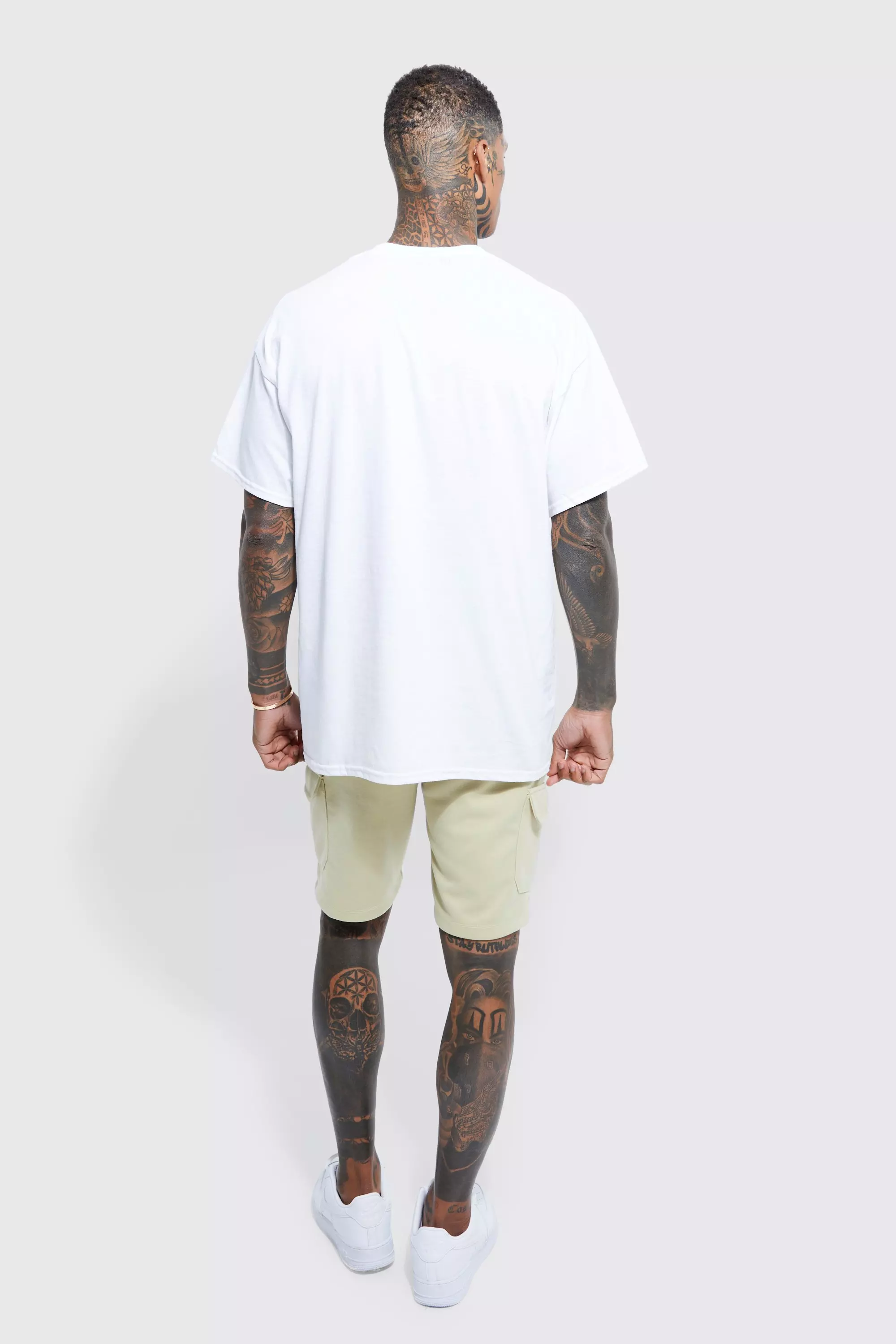 White Oversized Florida License T-shirt alternative image