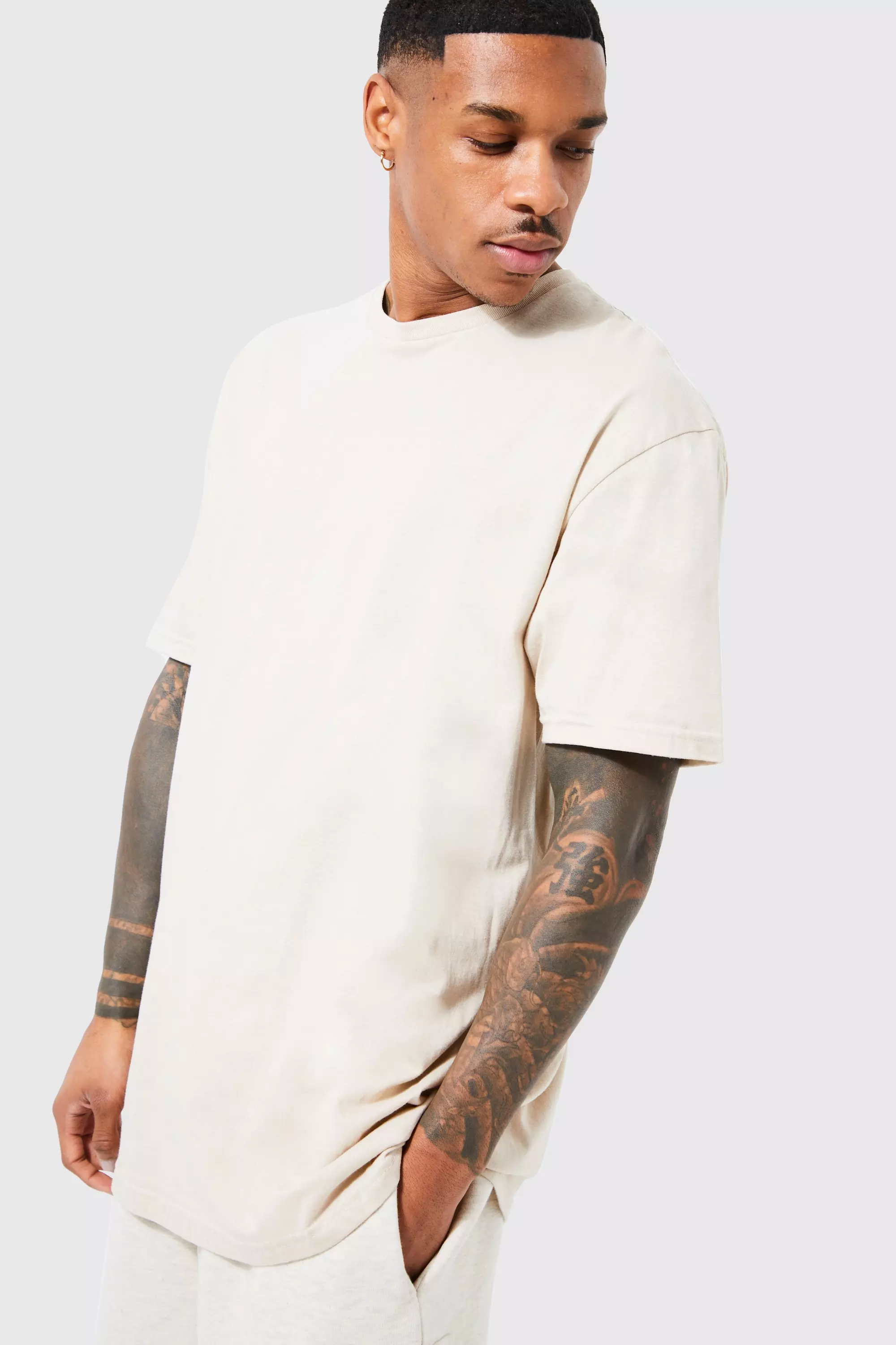 Ecru Oversized Worldwide Official Cherub T-shirt alternative image