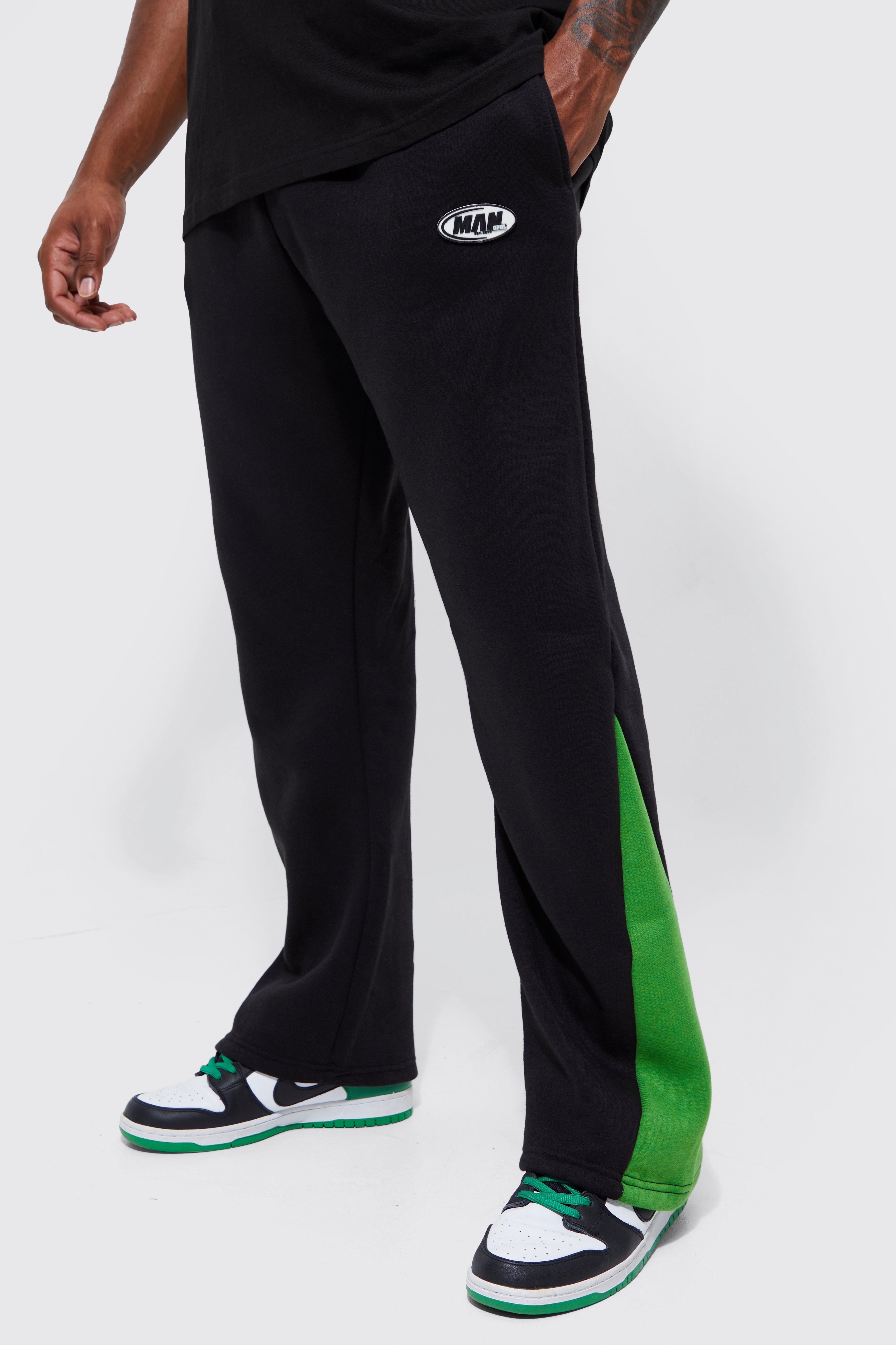 Custom Men's Cricket Track Pants Black