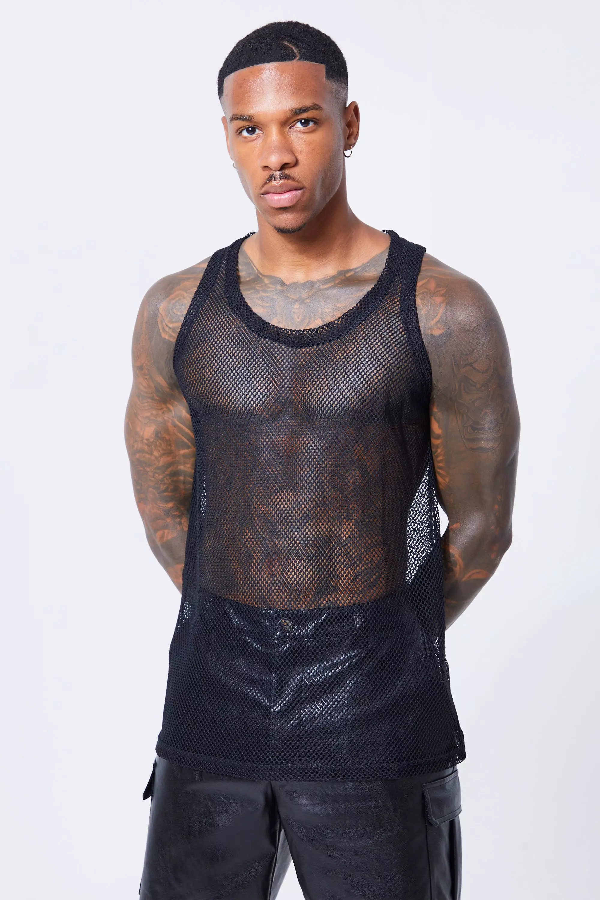 Mesh Vest Black