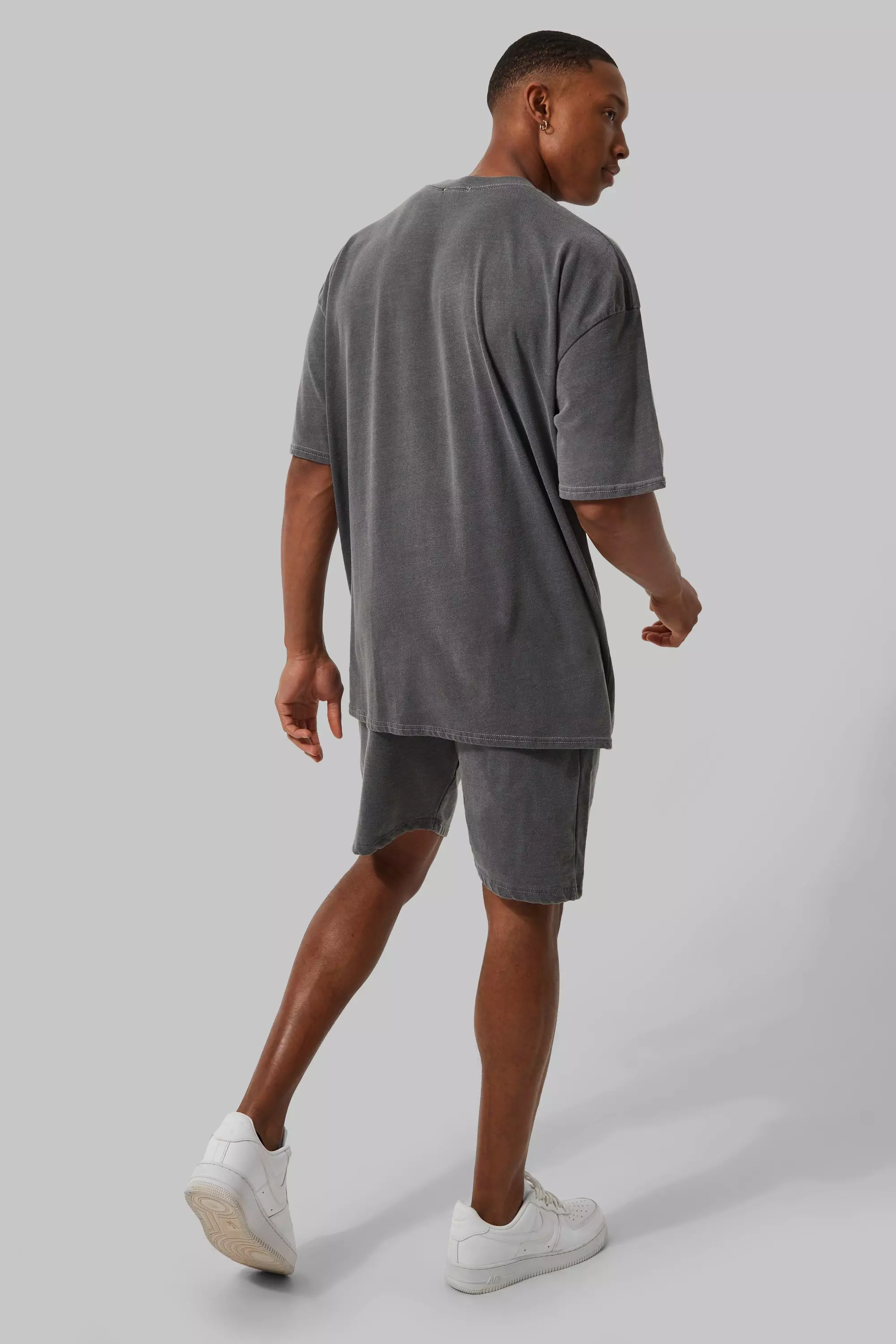 Man Active Overdye Activate Short Set | boohooMAN USA