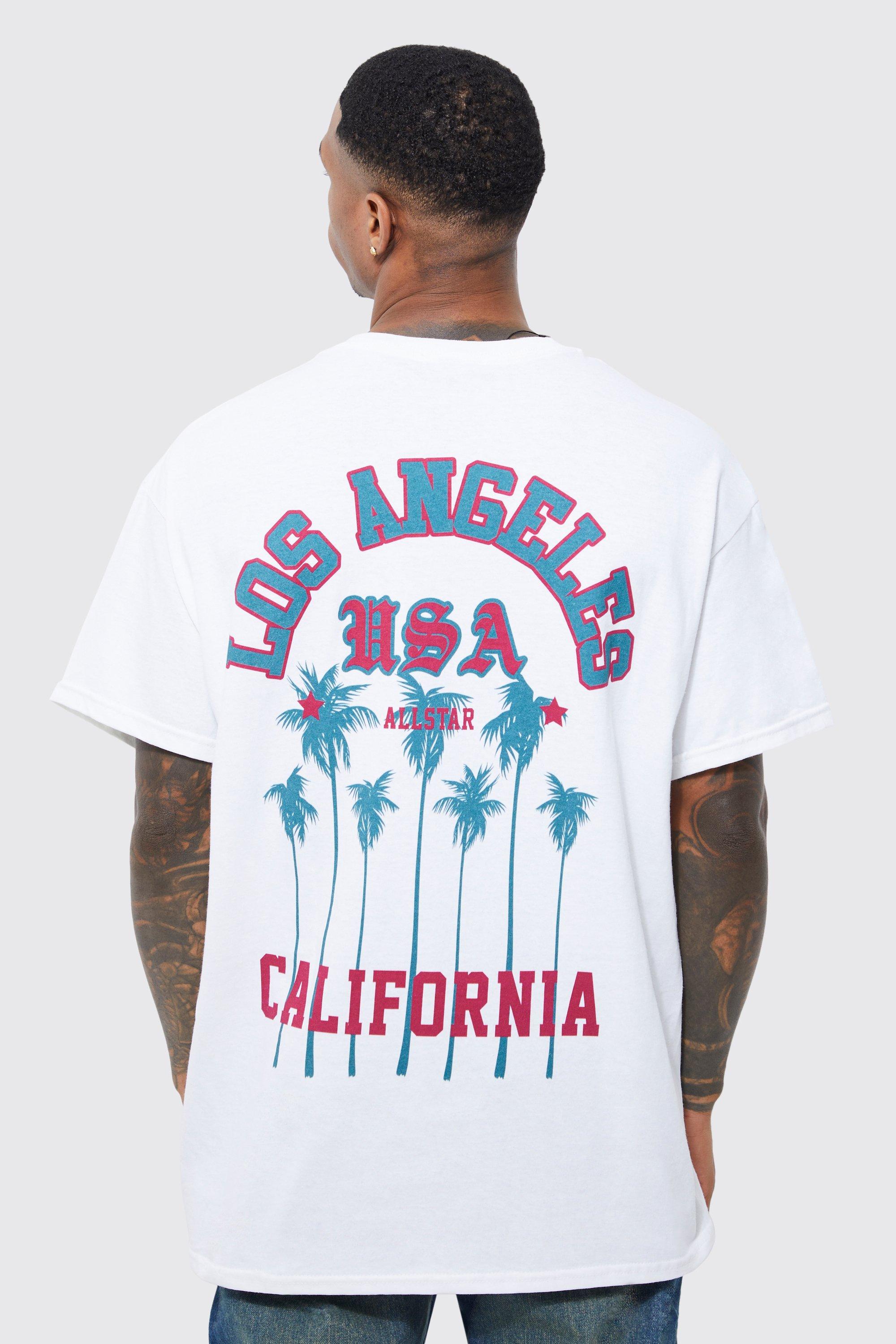 Oversized Los Angeles Palm Graphic T-shirt