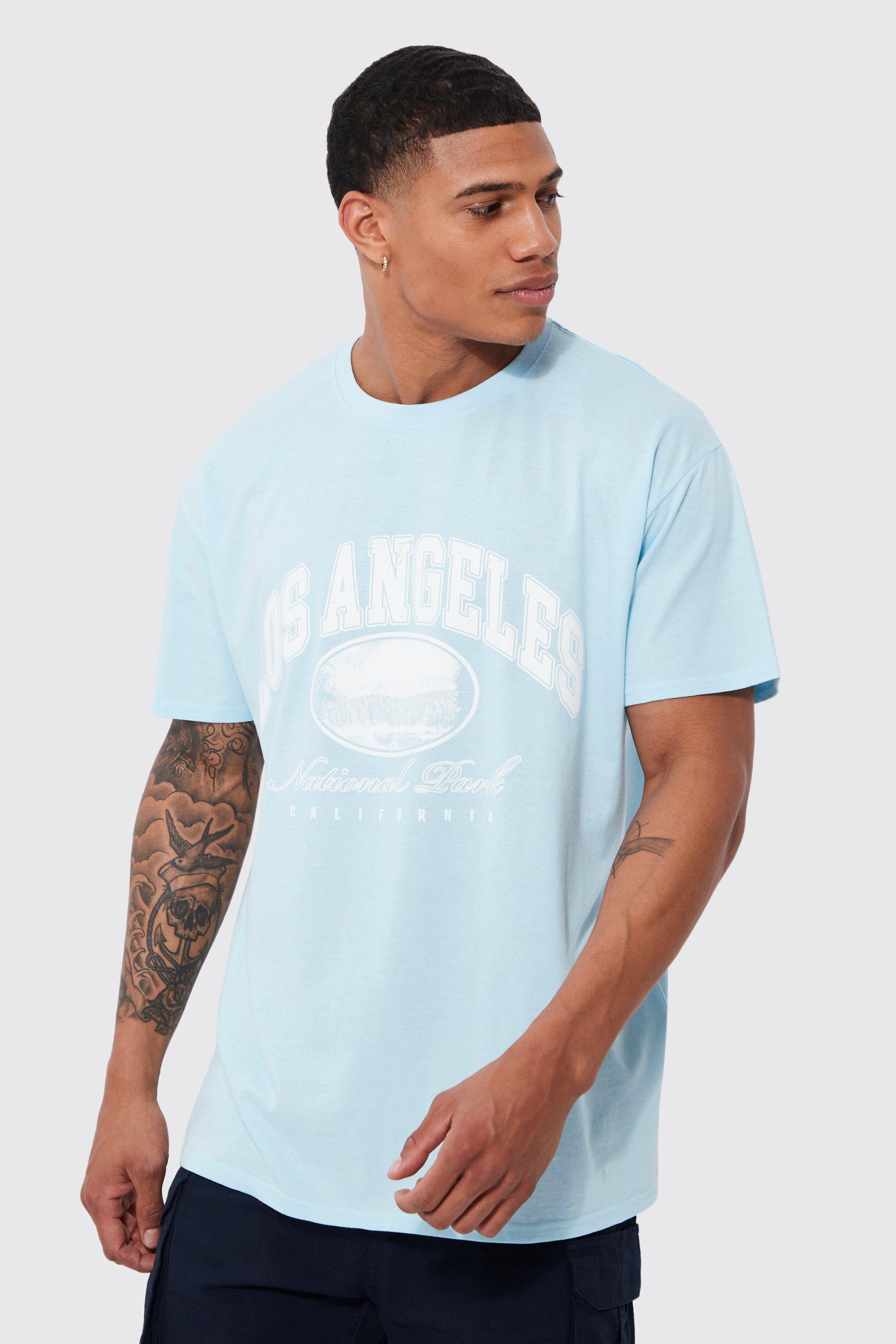 Oversized Los Angeles Varsity Graphic T-shirt