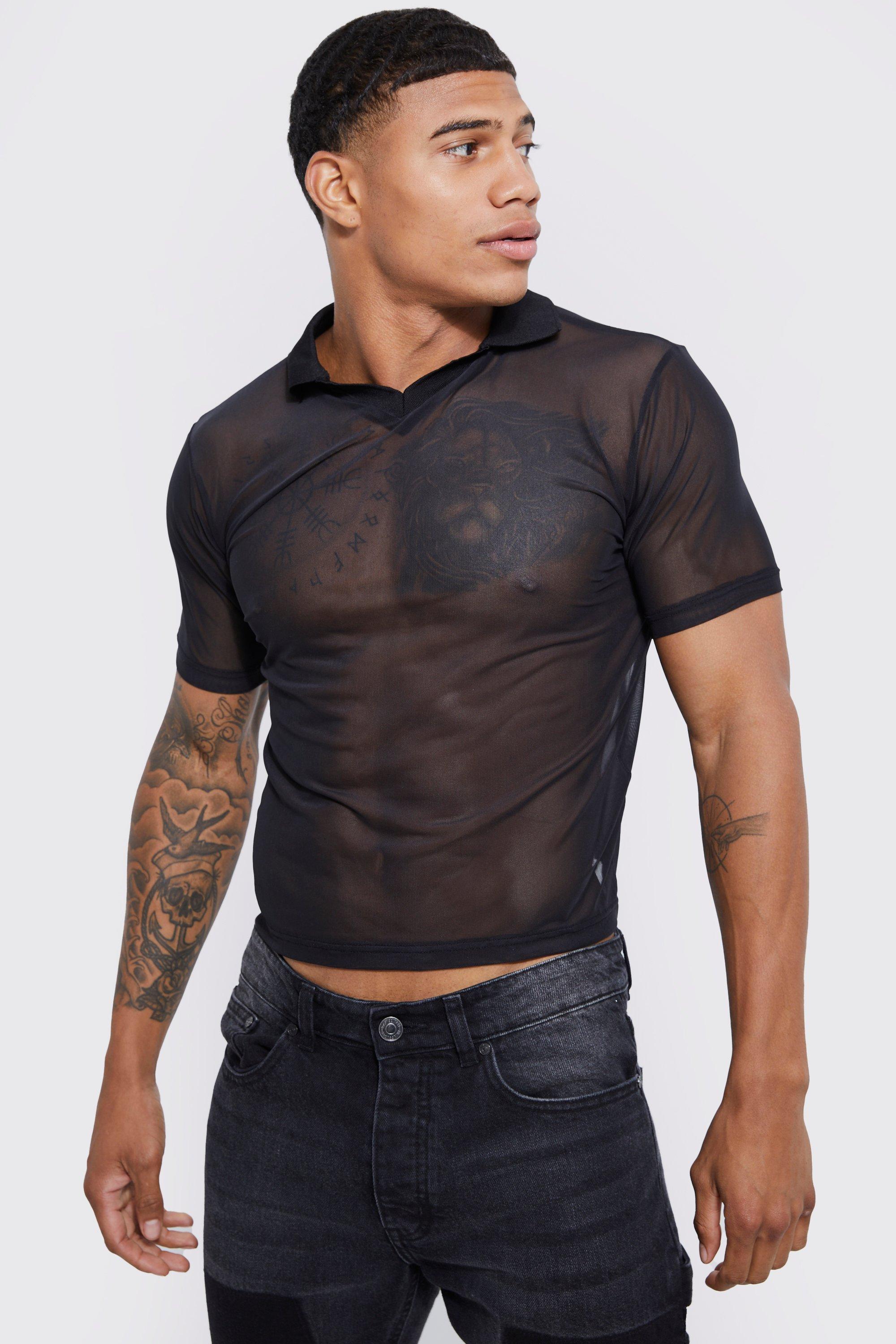 transparent t shirt men