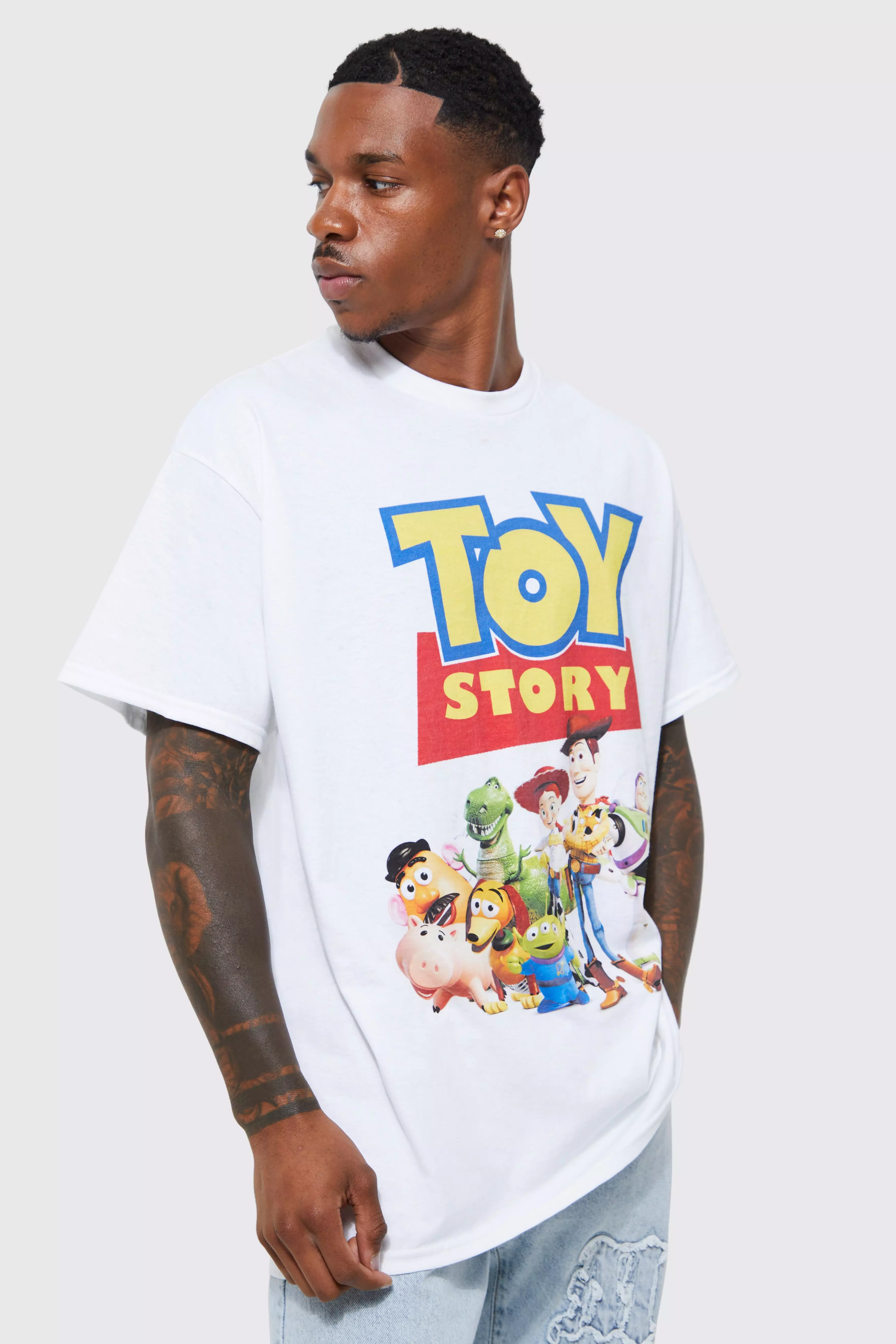 Oversized Toy Story License T-shirt White
