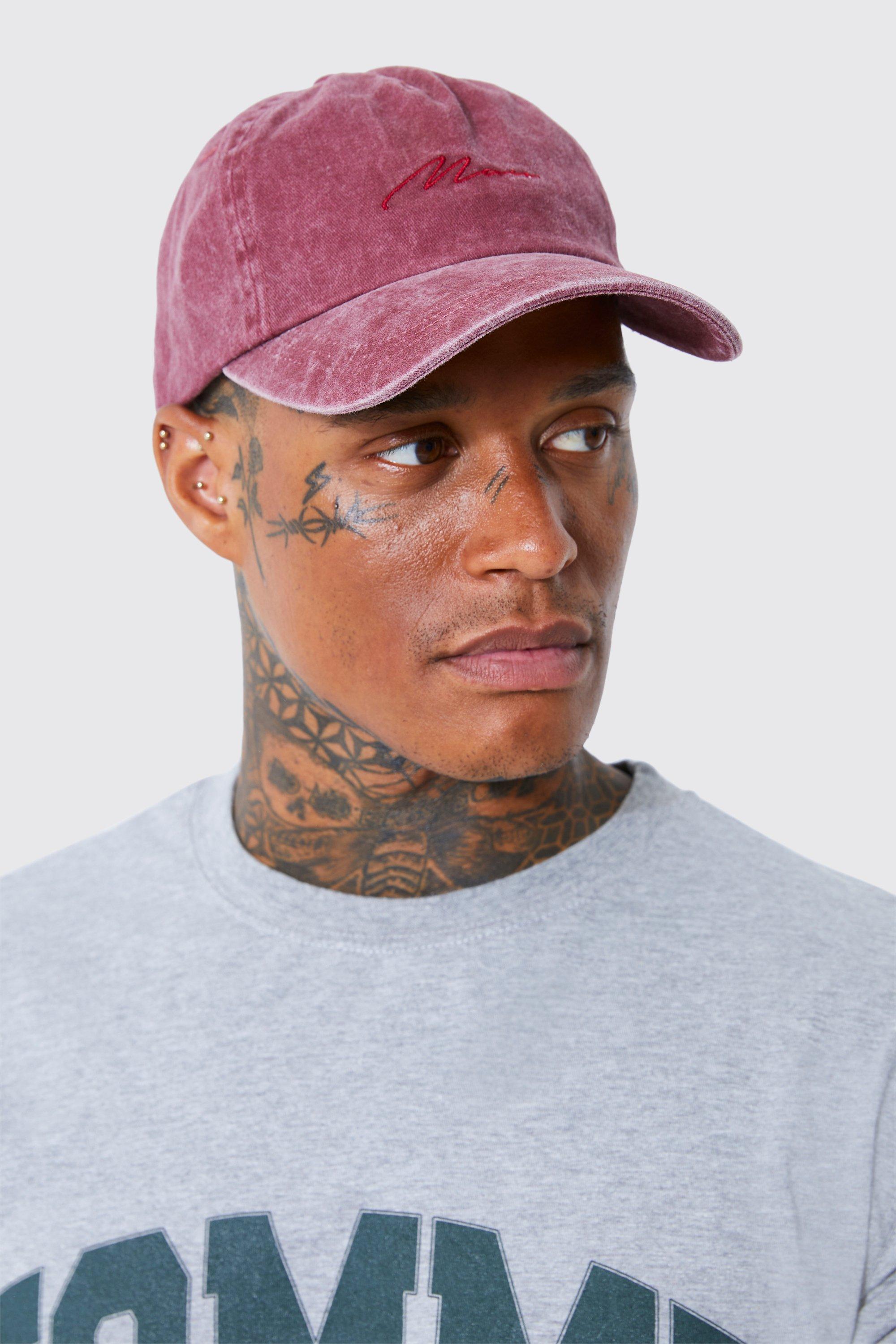 Man Signature Washed Cap