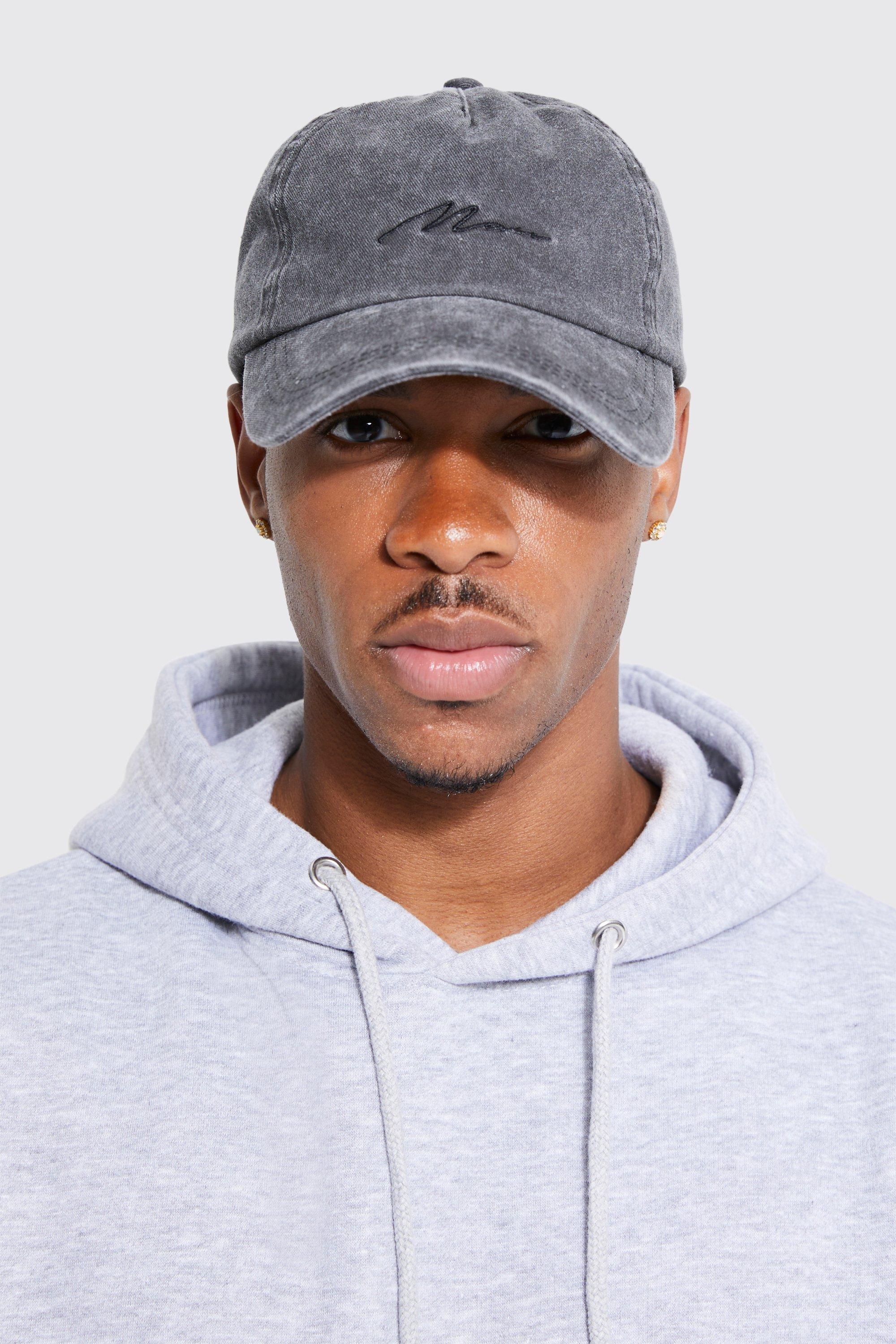 Man Signature Washed Cap