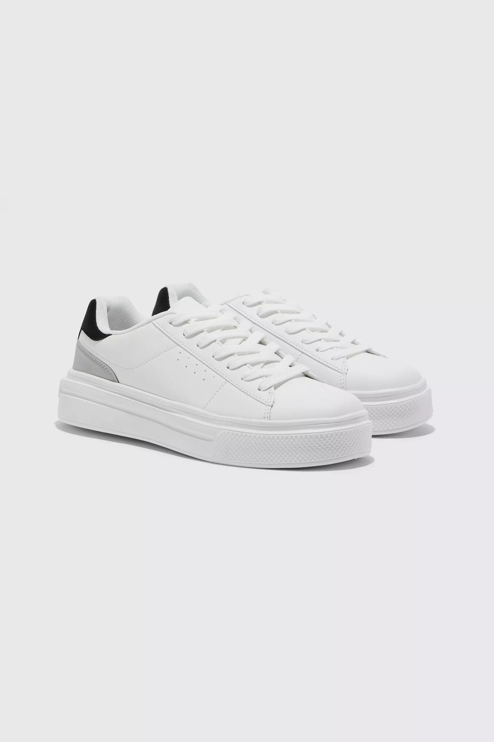 Smart Panel Detail Sneakers White