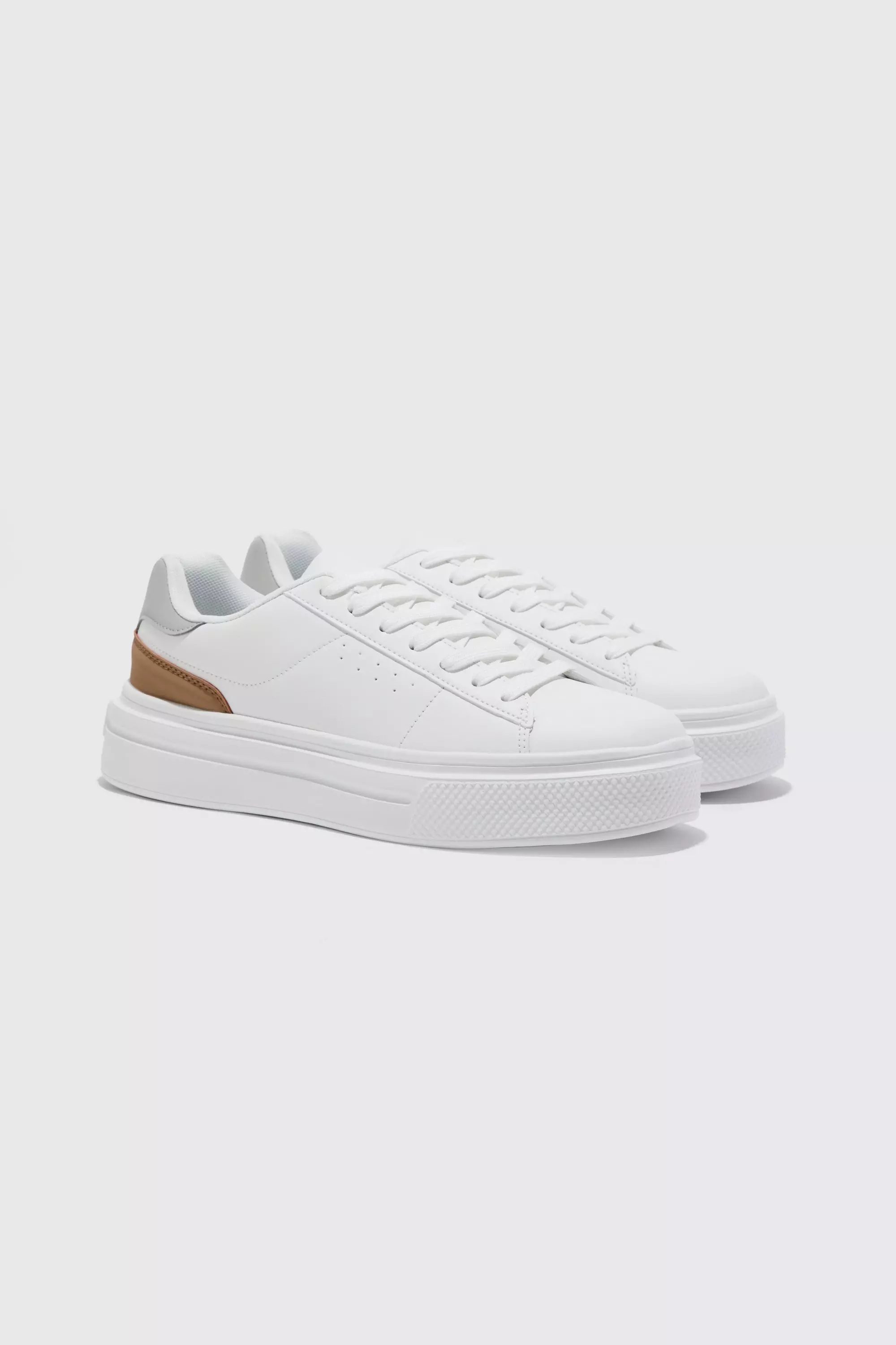 Smart Panel Detail Sneakers White