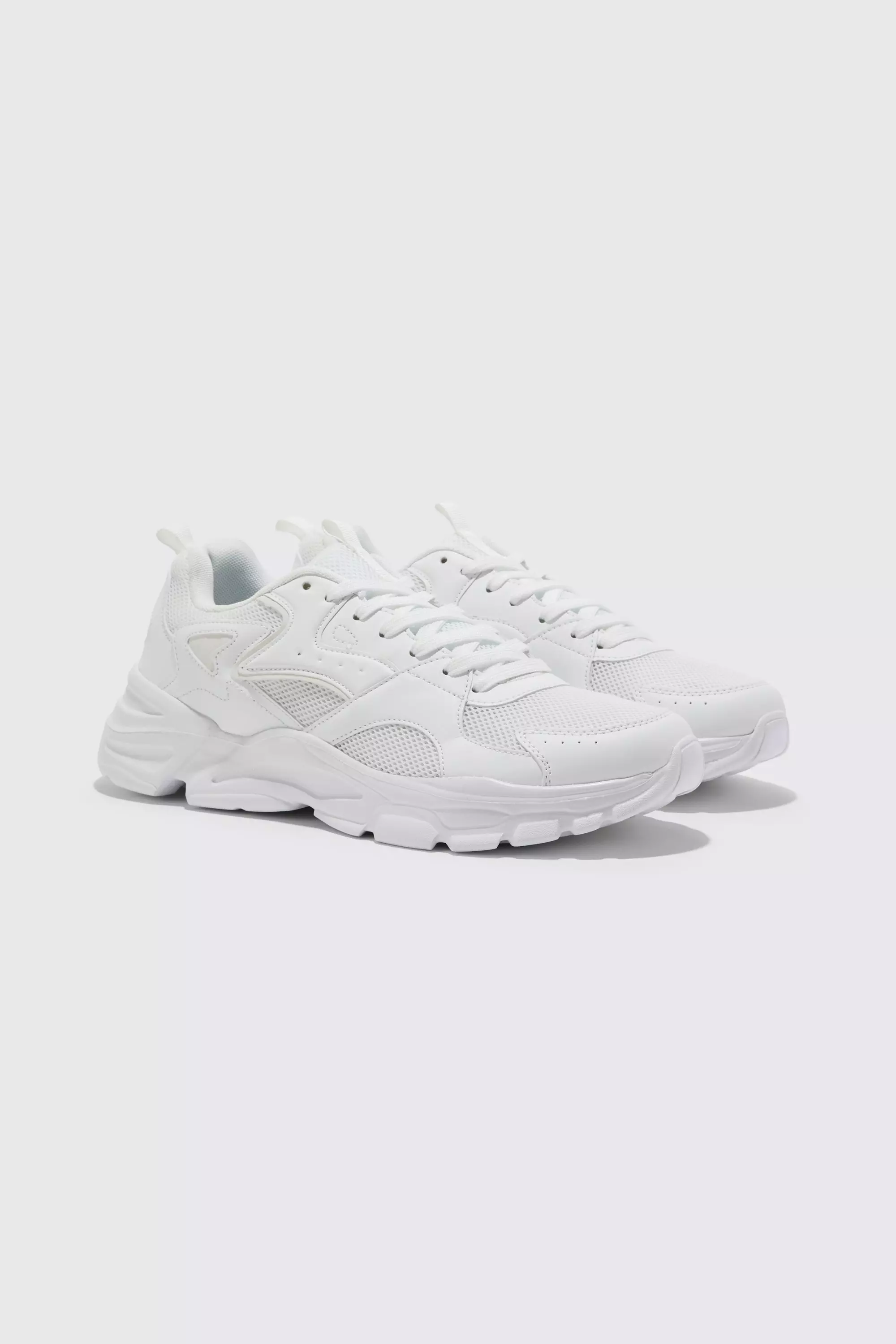 Chunky Runner Sneakers White