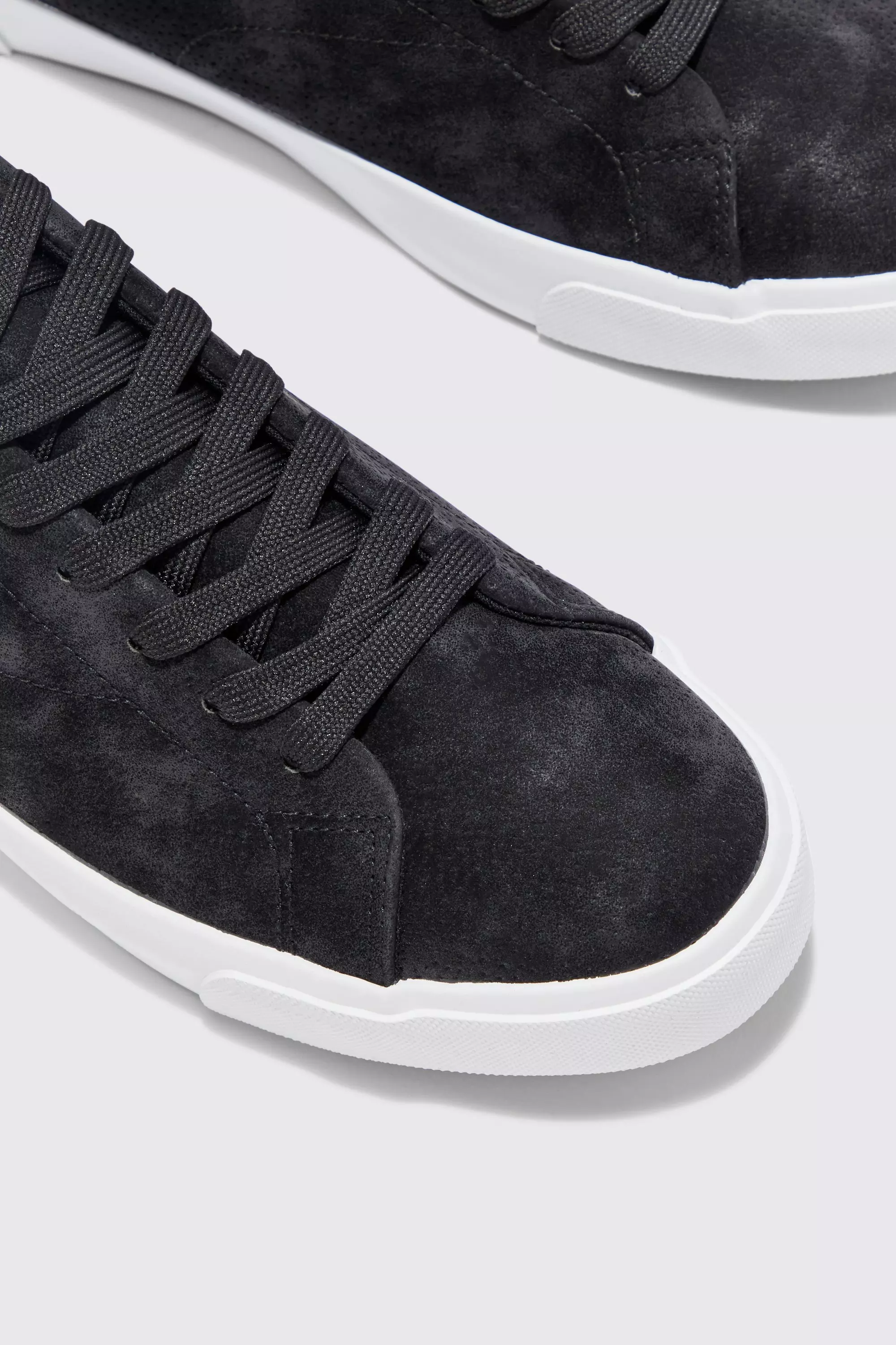 Smart suede trainers clearance