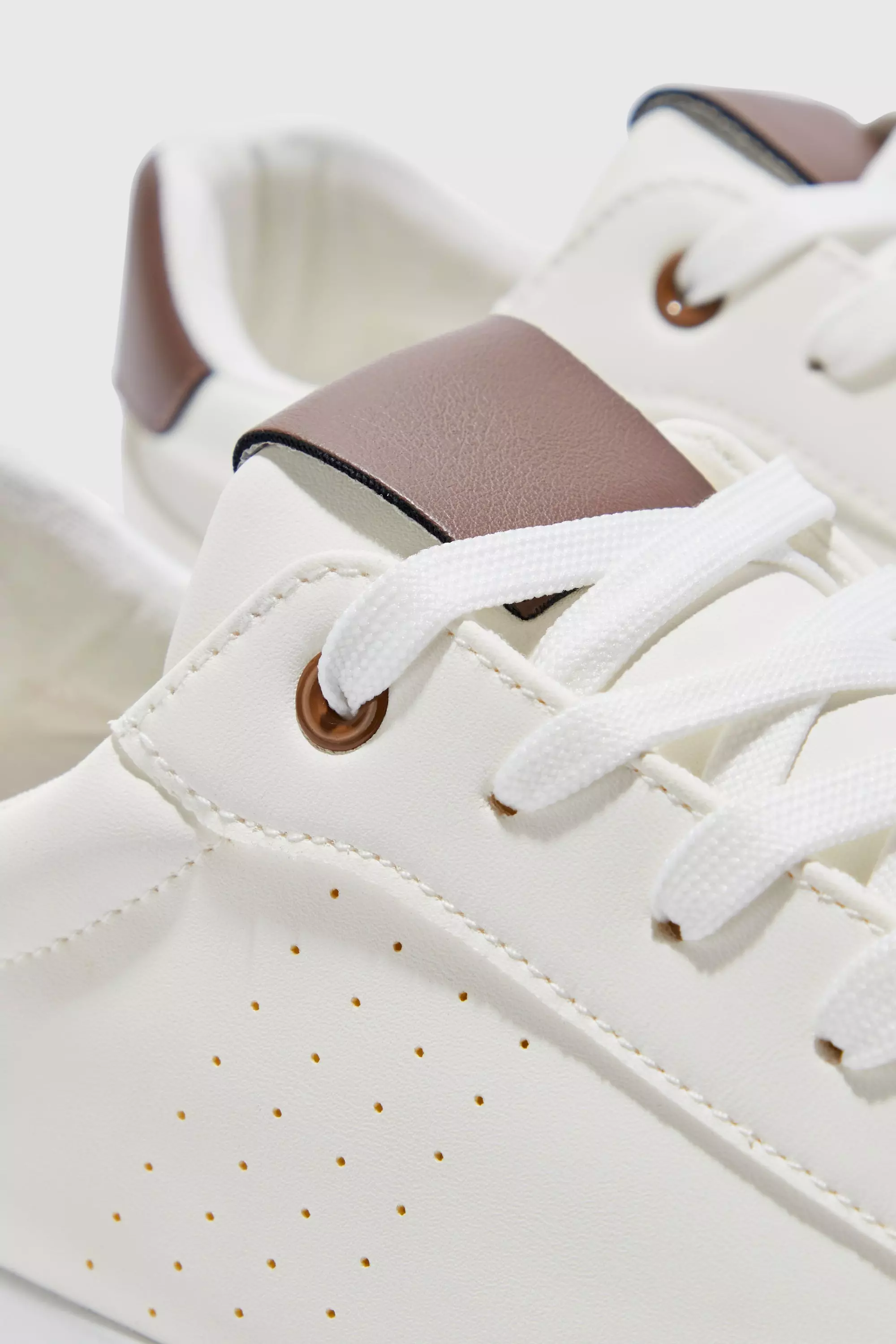Boohooman white trainers deals