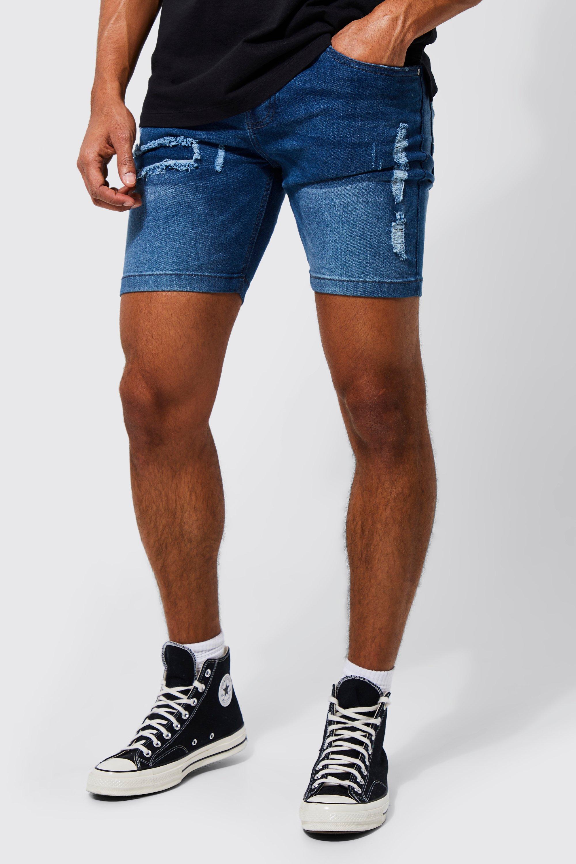 Skinny Stretch Jean Shorts