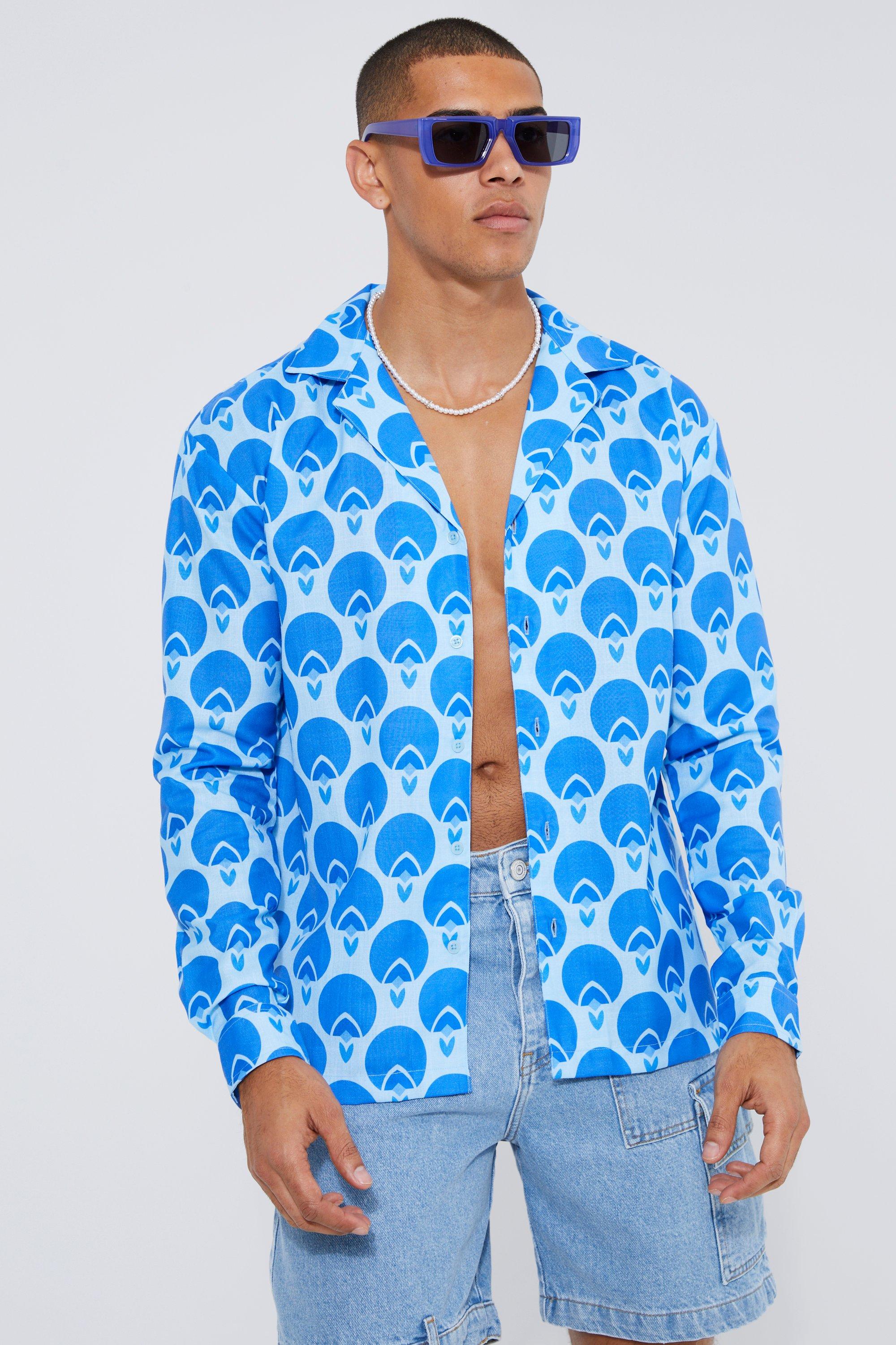 Louis Vuitton Dice silk shirt long sleeve