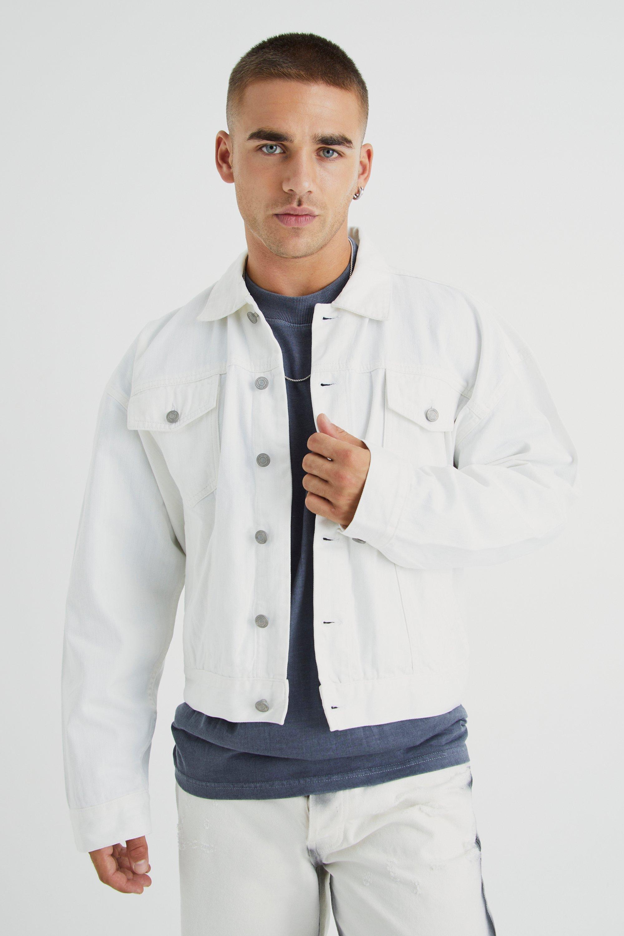 Boohooman jean hot sale jacket