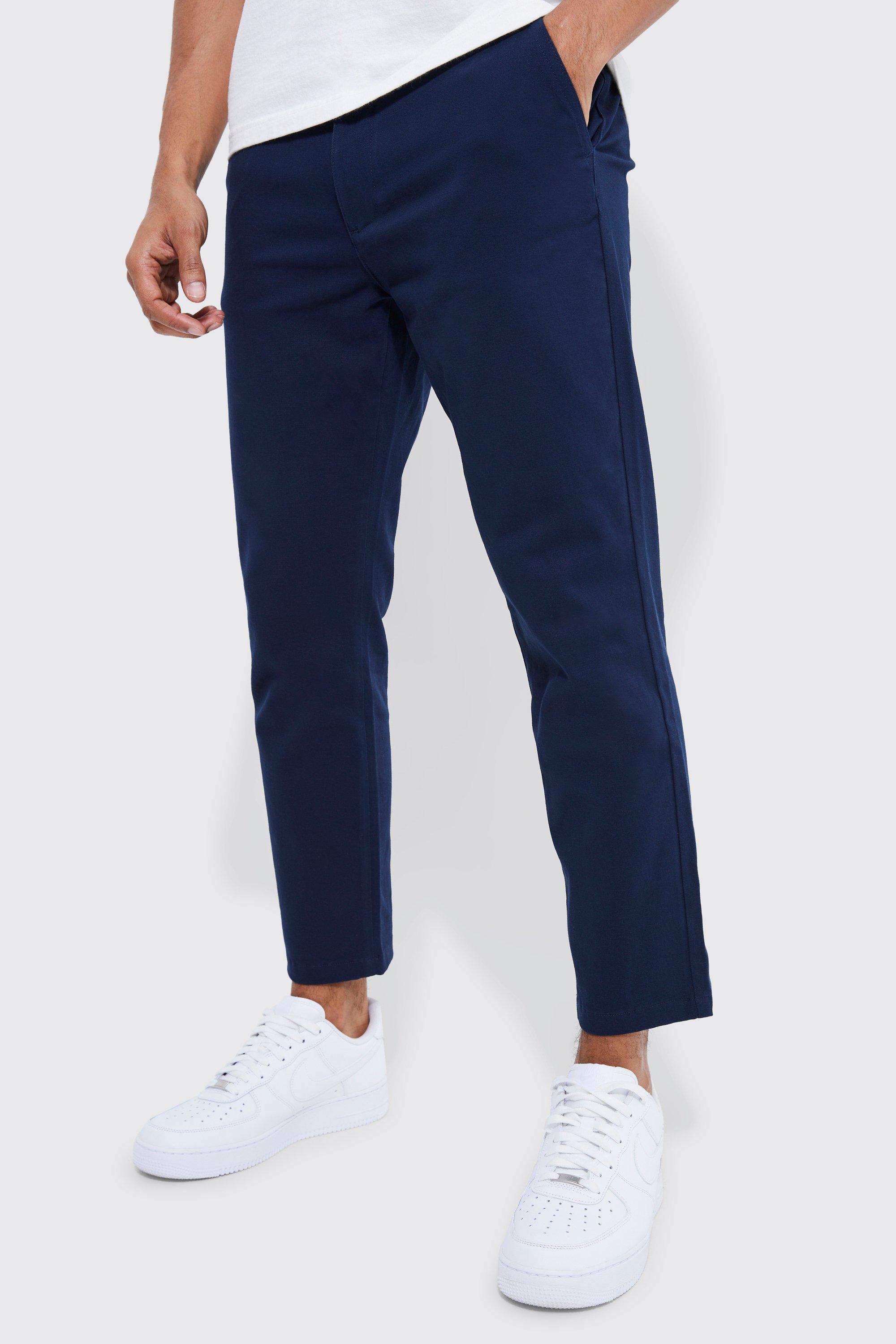 Cropped on sale chinos mens