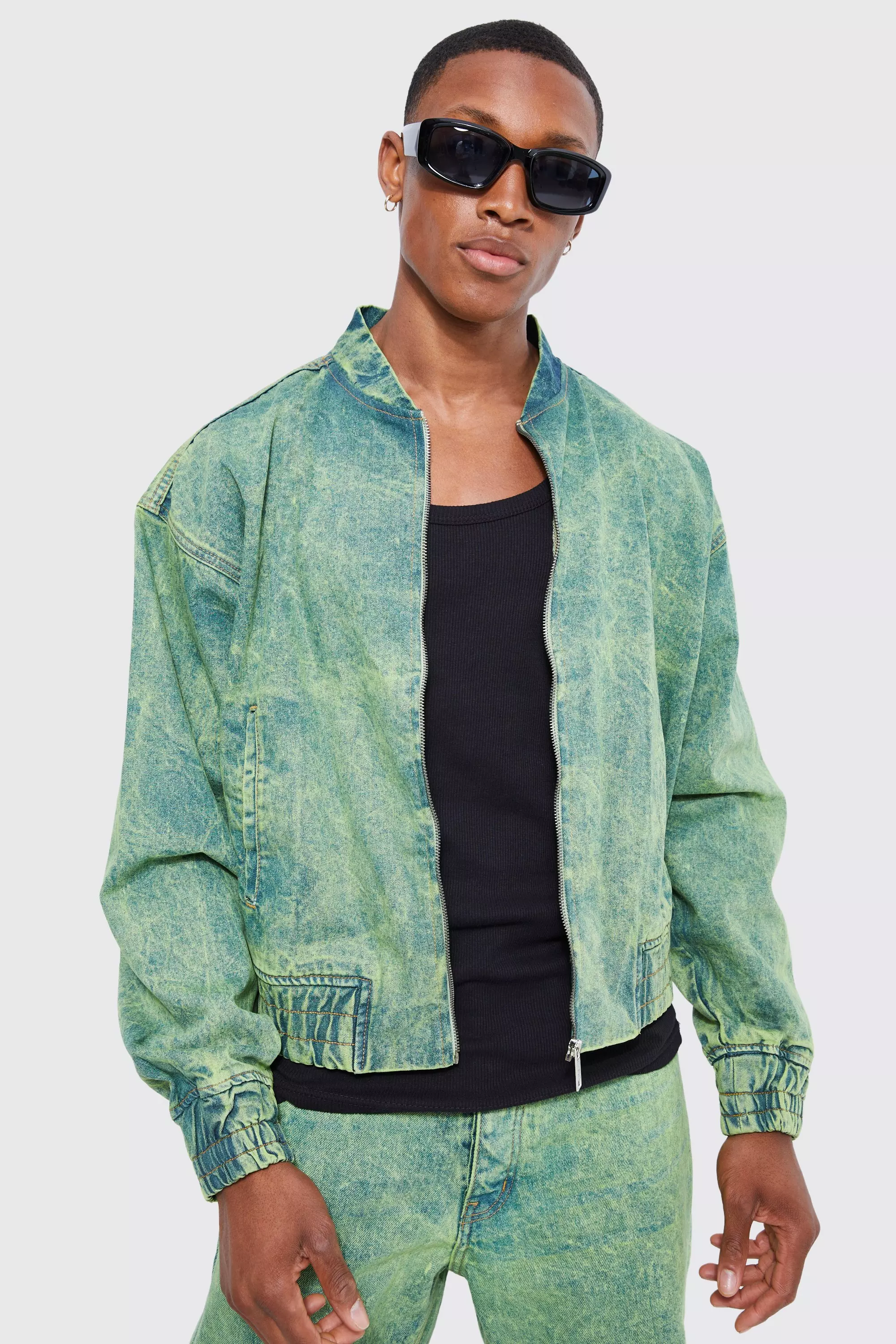 Acid wash clearance jeans jacket