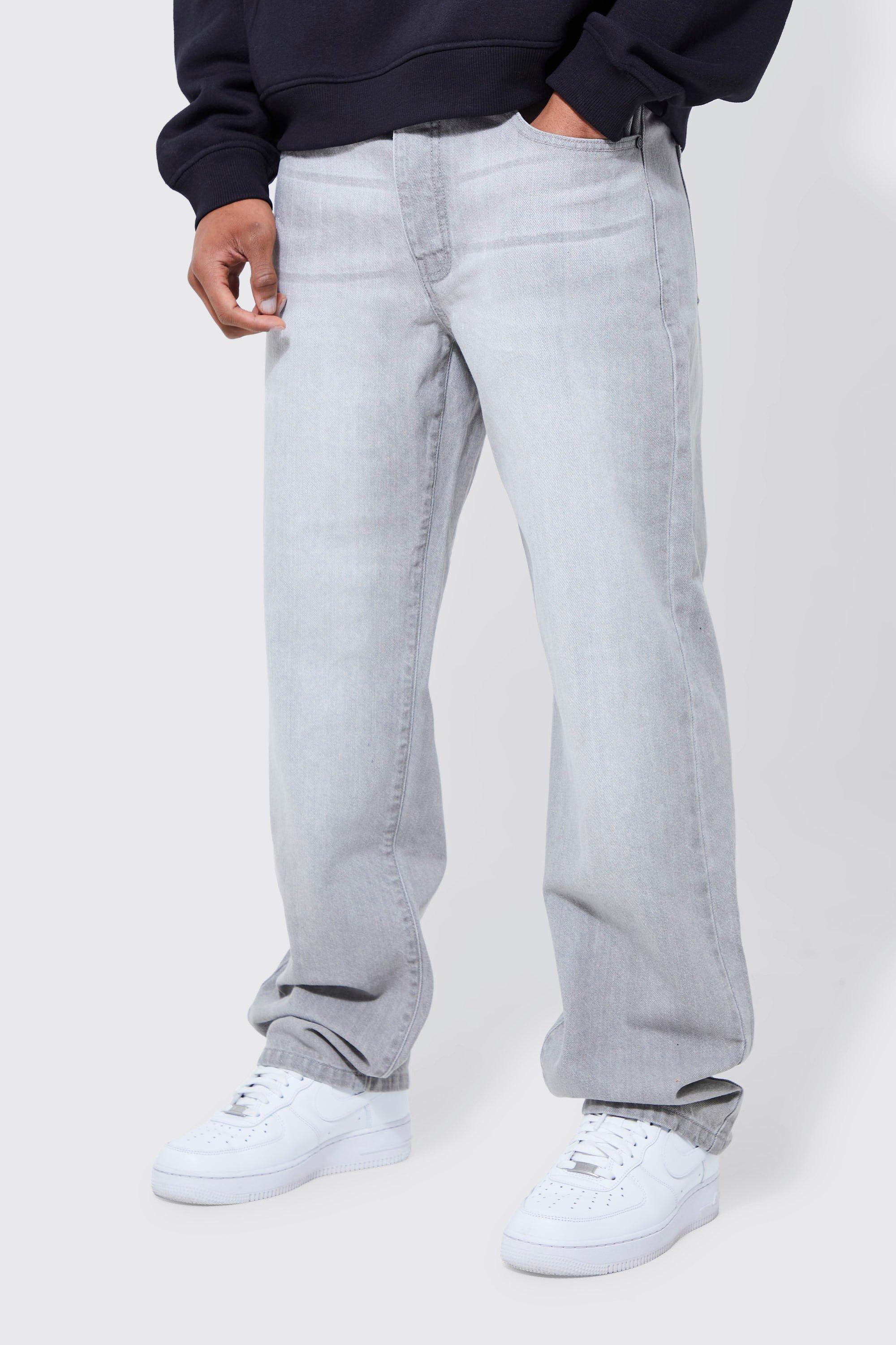 Relaxed Fit Rigid Jeans | boohooMAN USA