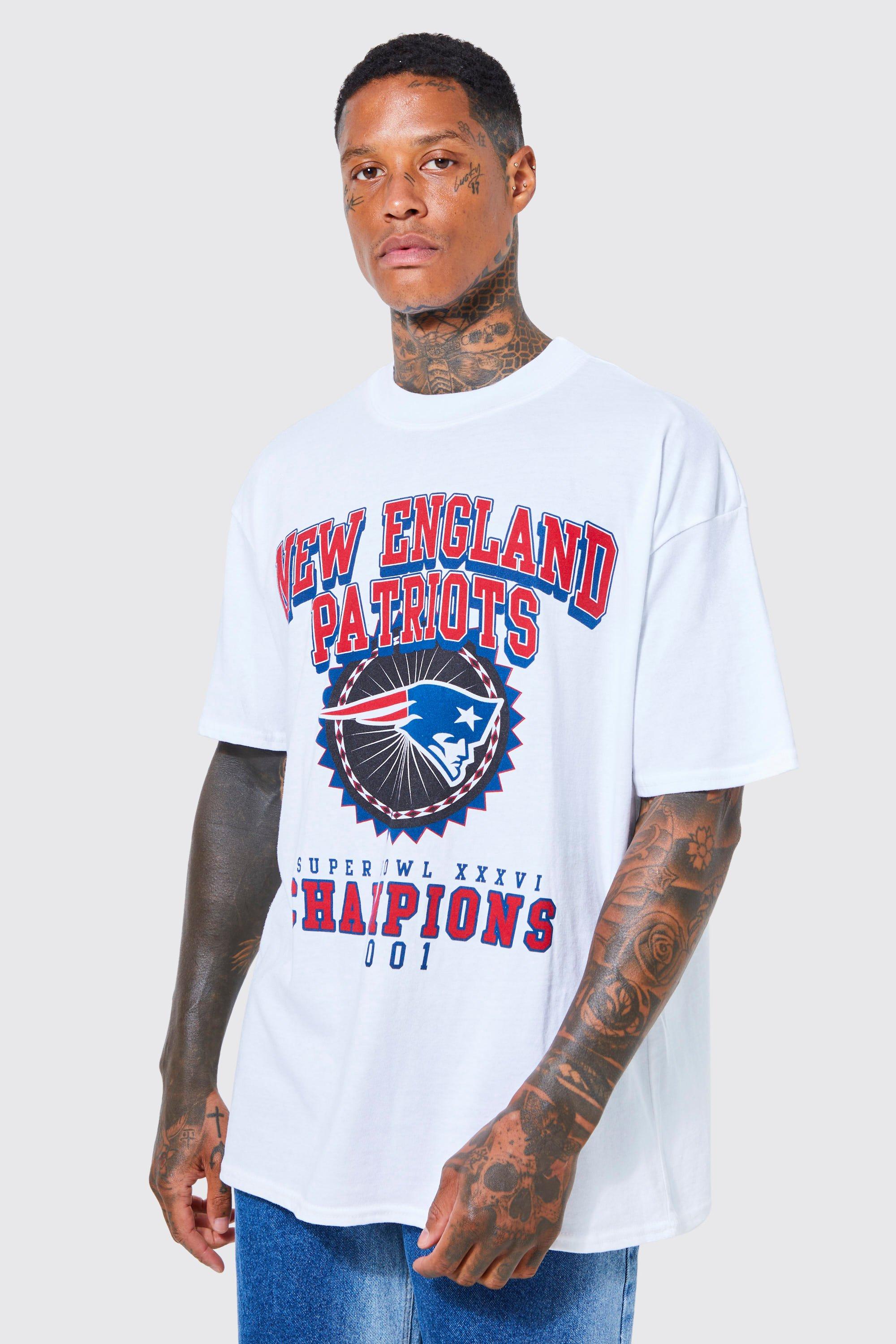 New England Patriots Oversized Jersey T-Shirt