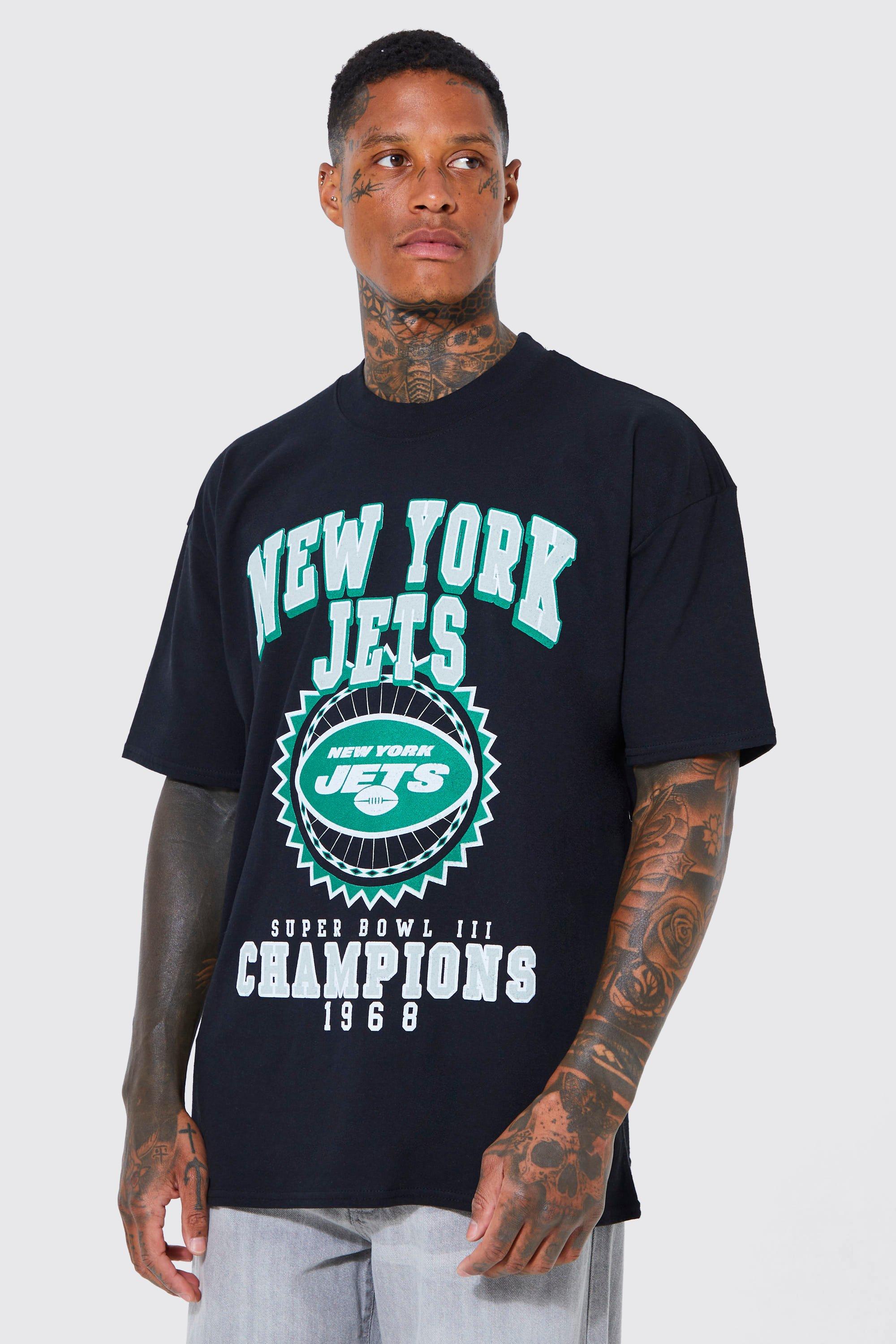 Men's Oversized Nfl New York Jets T-shirt