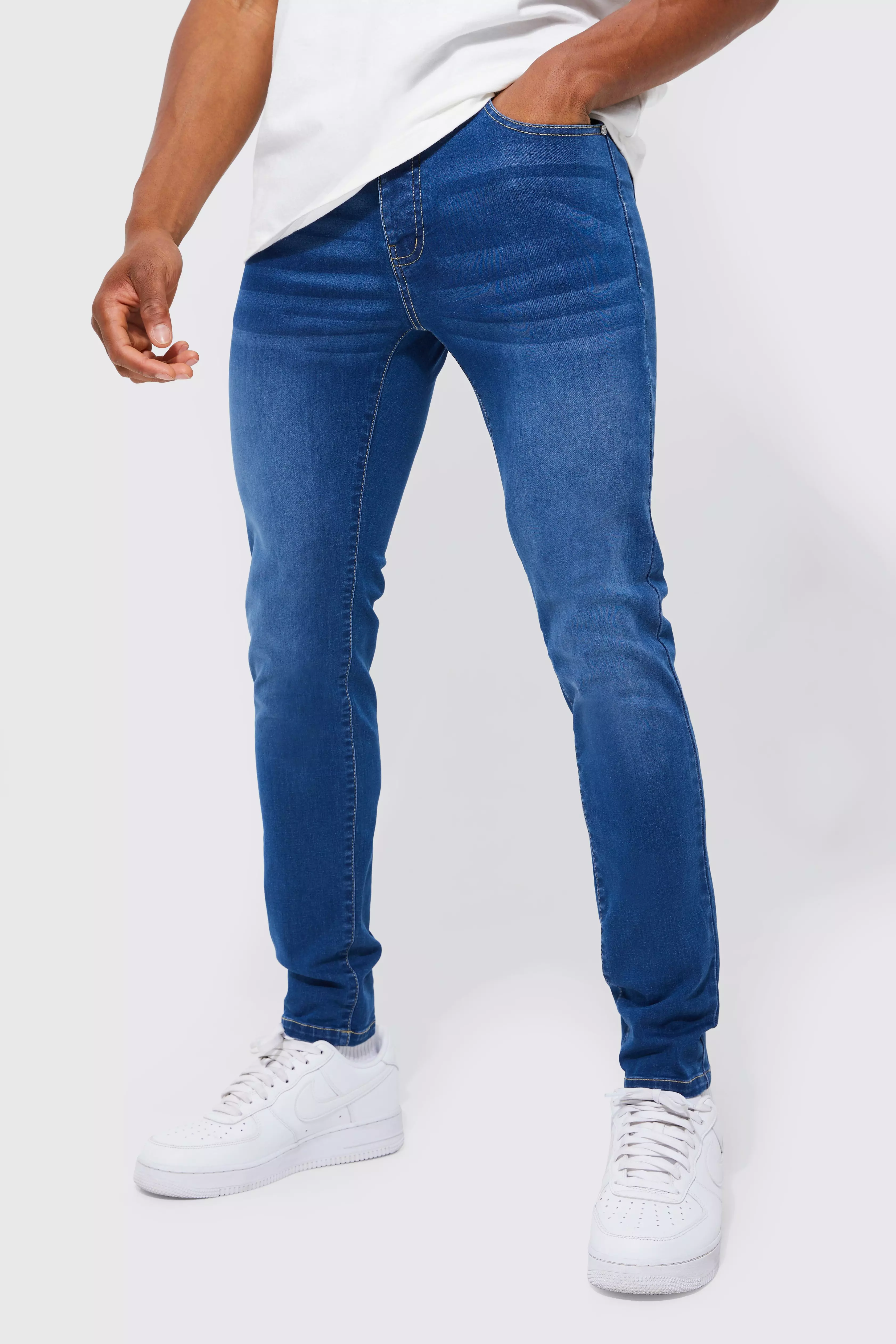 Skinny Stretch Jeans Mid blue