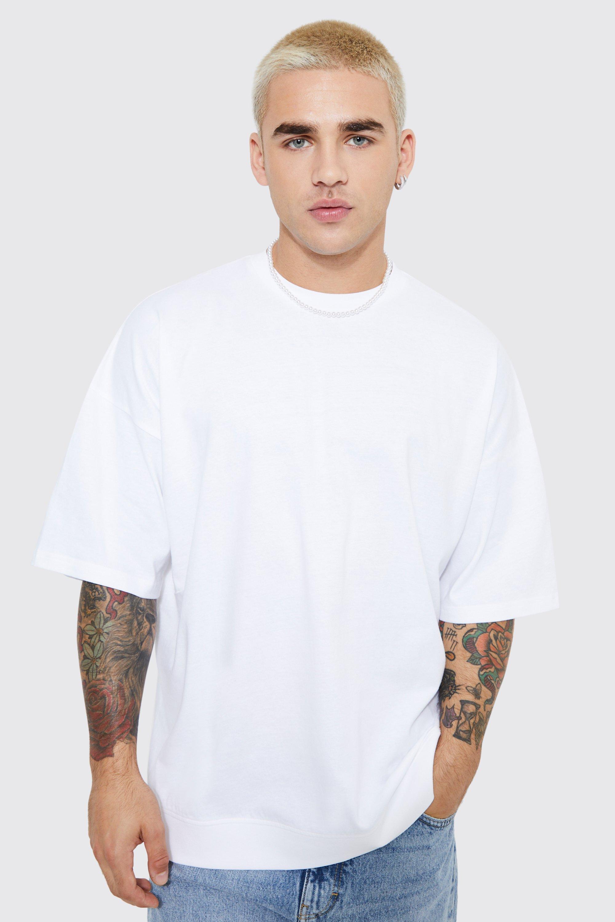 Mens Oversized T Shirts Mens Baggy T Shirts boohooMAN USA