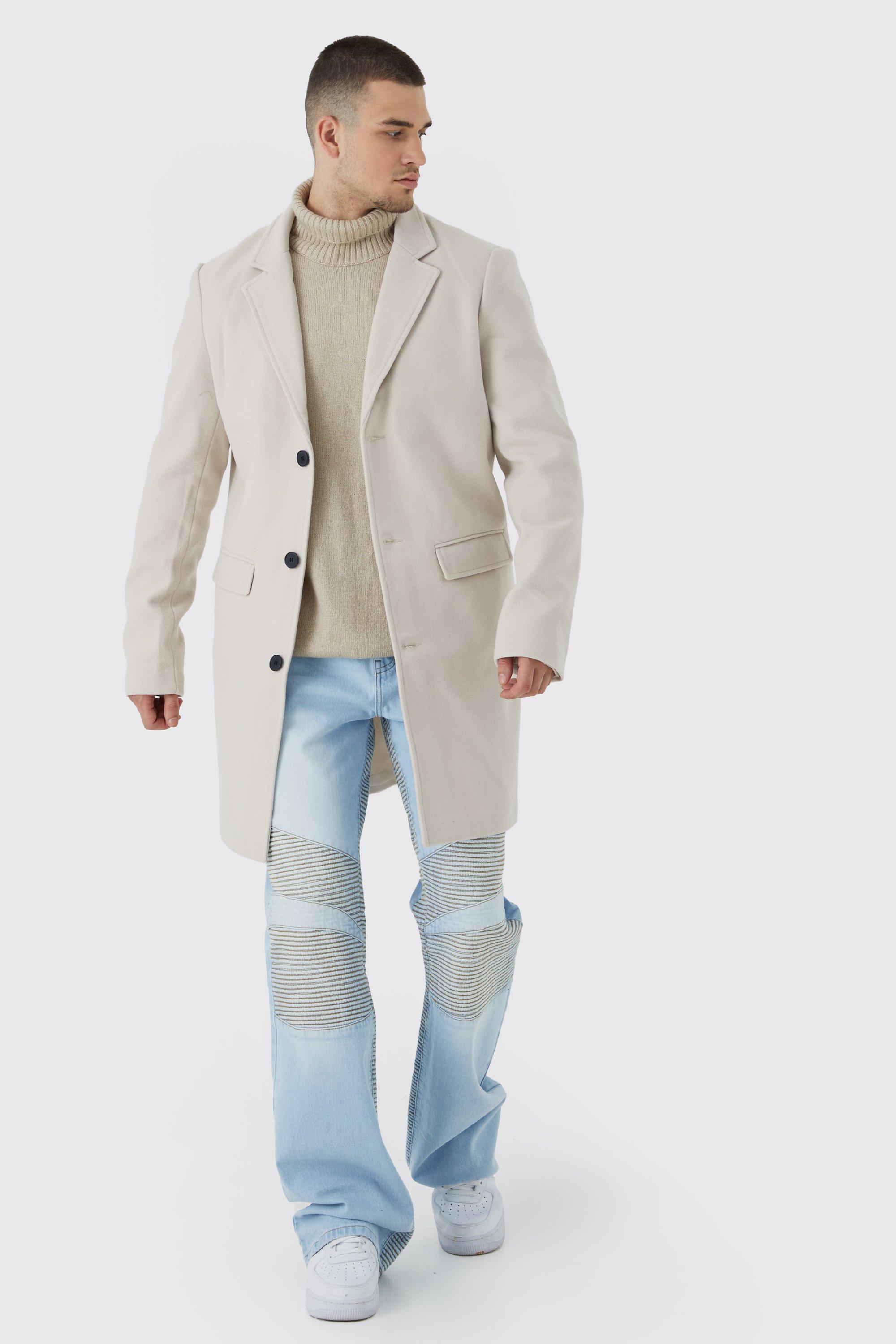 Boohoo hot sale man overcoat