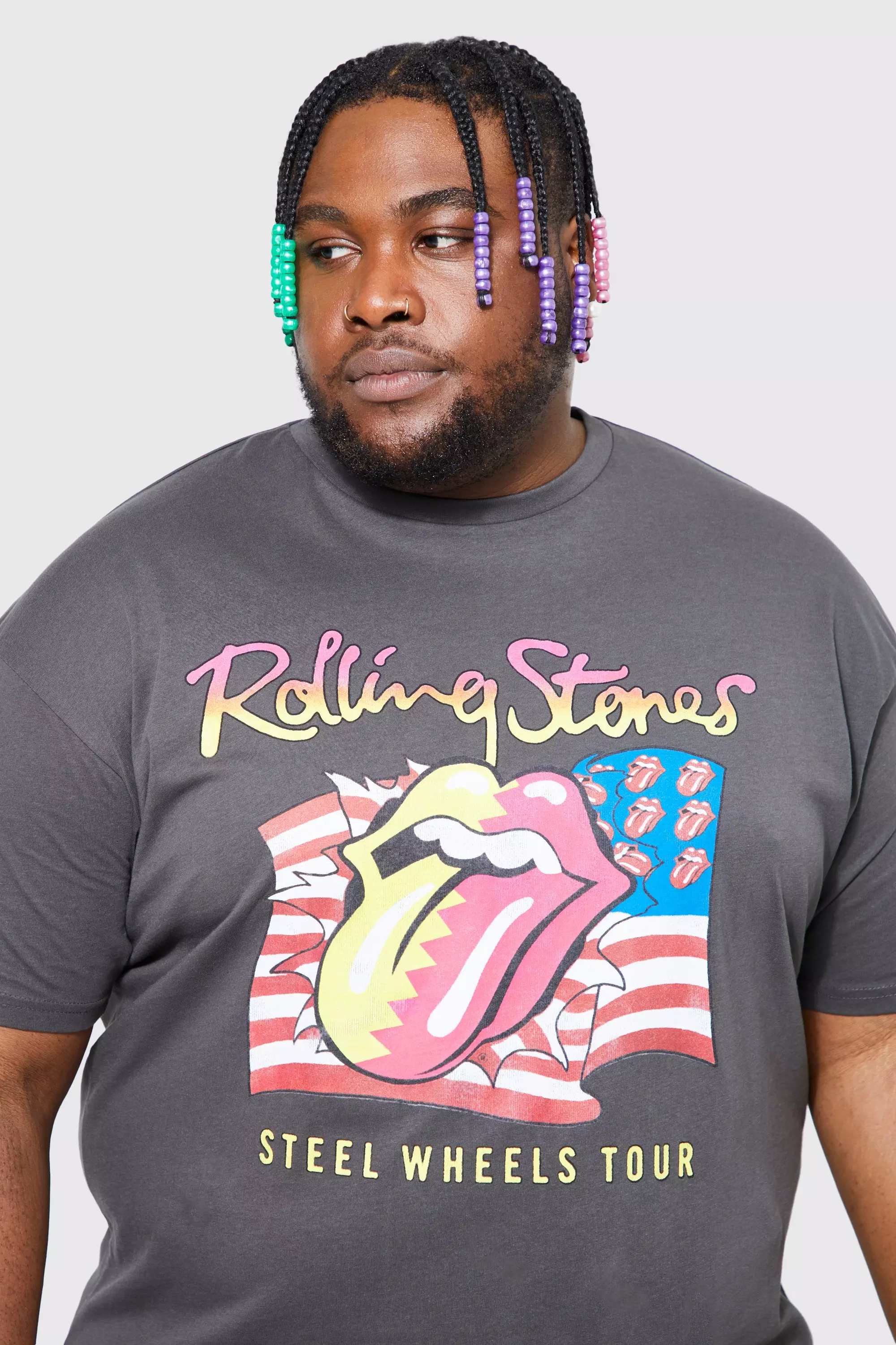 Plus size rolling stones shirt online