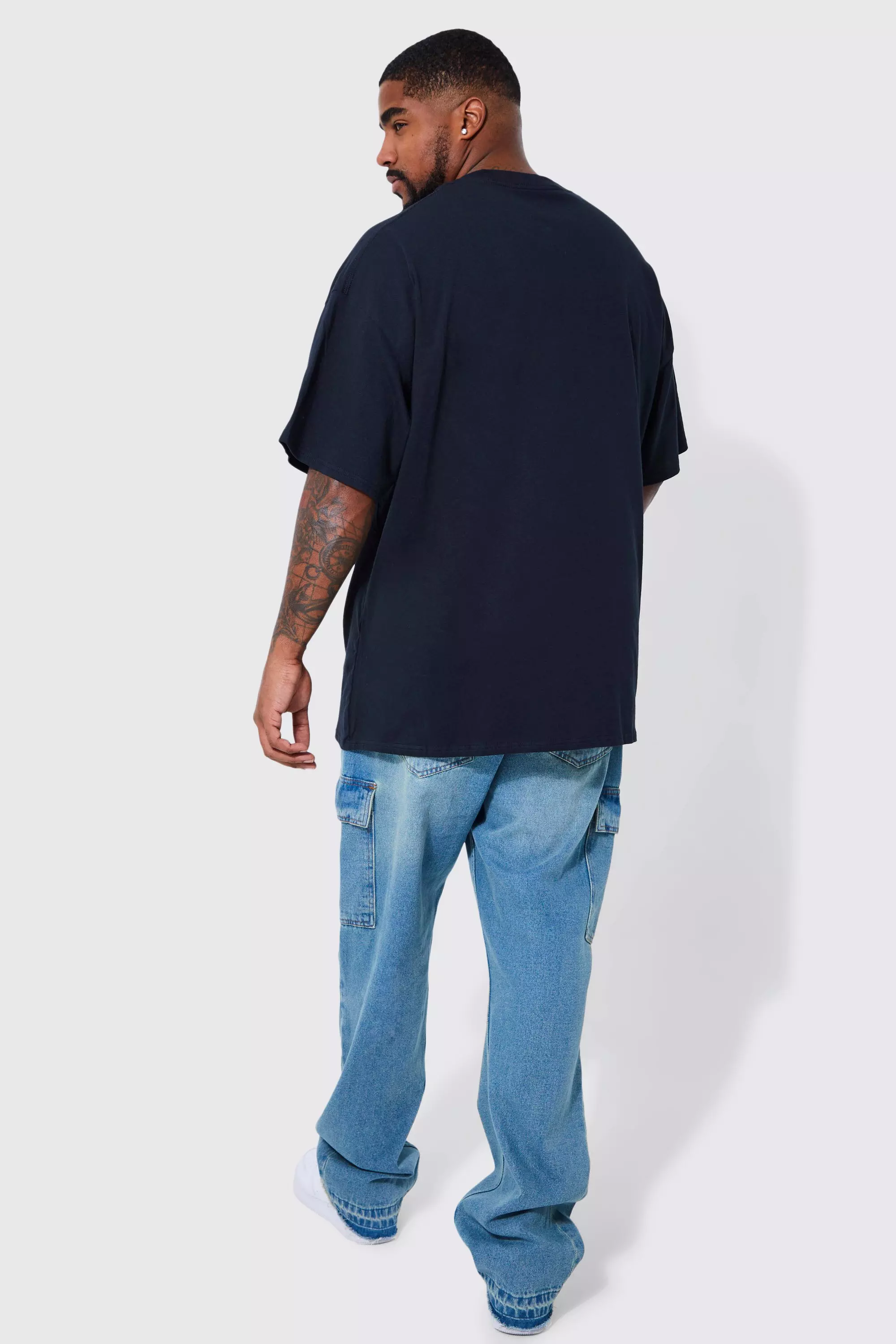 Grande taille - T-shirt oversize imprimé Buffy, Black autre image