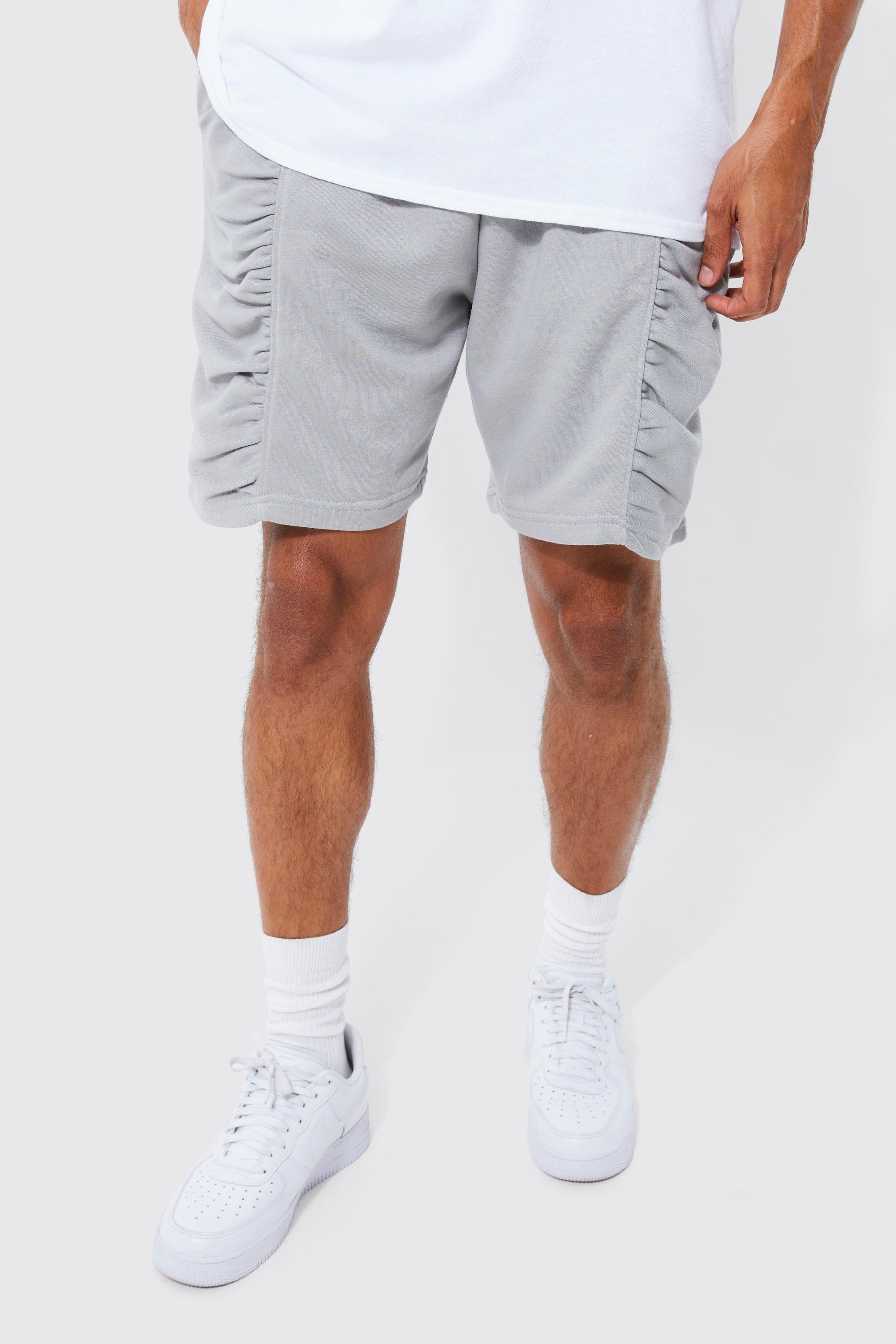 boohooMAN Relaxed Fit Contrast Gusset Jersey Short - Black - Size XS