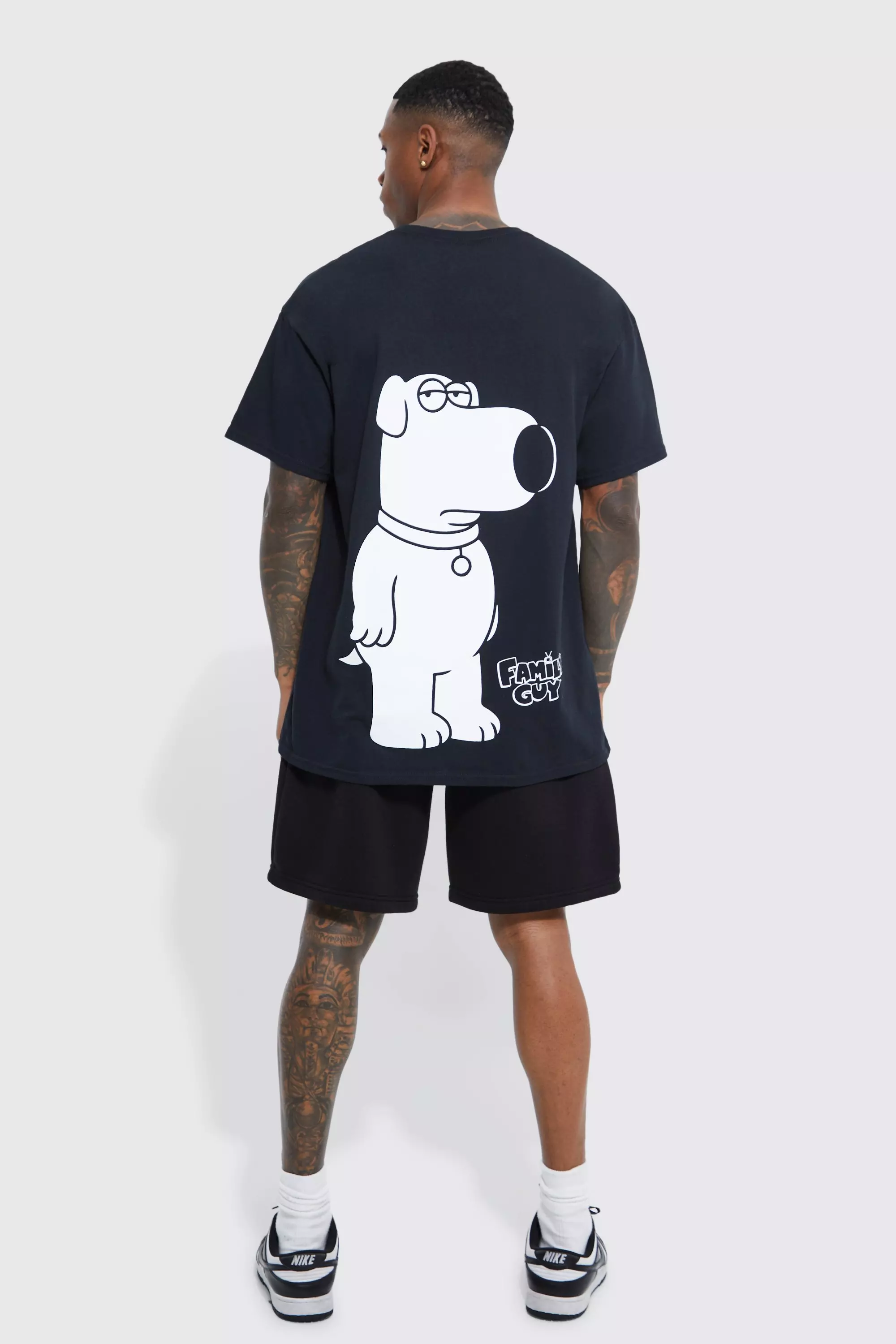 Black Oversized Family Guy License T-shirt alternative image