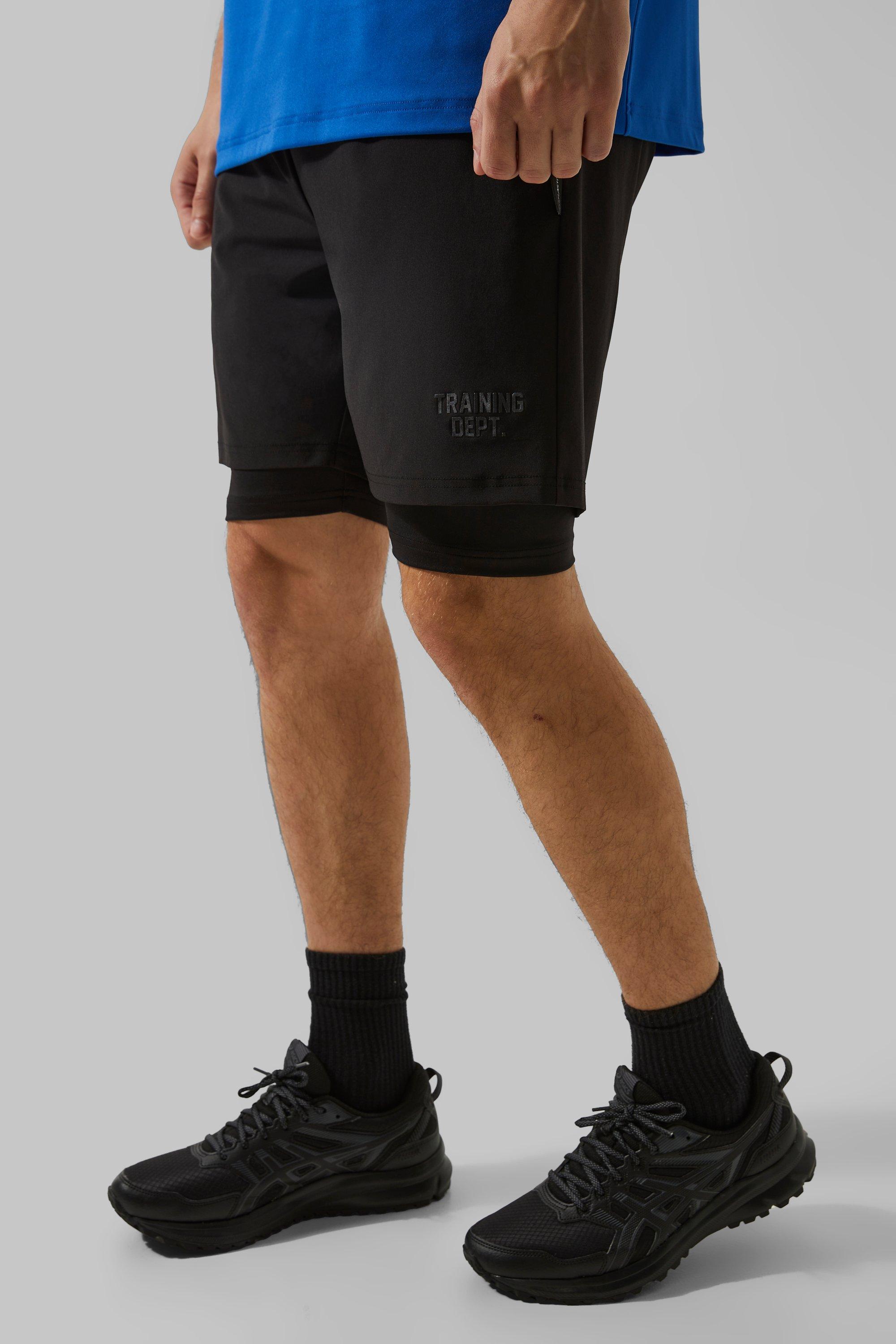 Tall Man Active Training Dept 2-in-1 Shorts