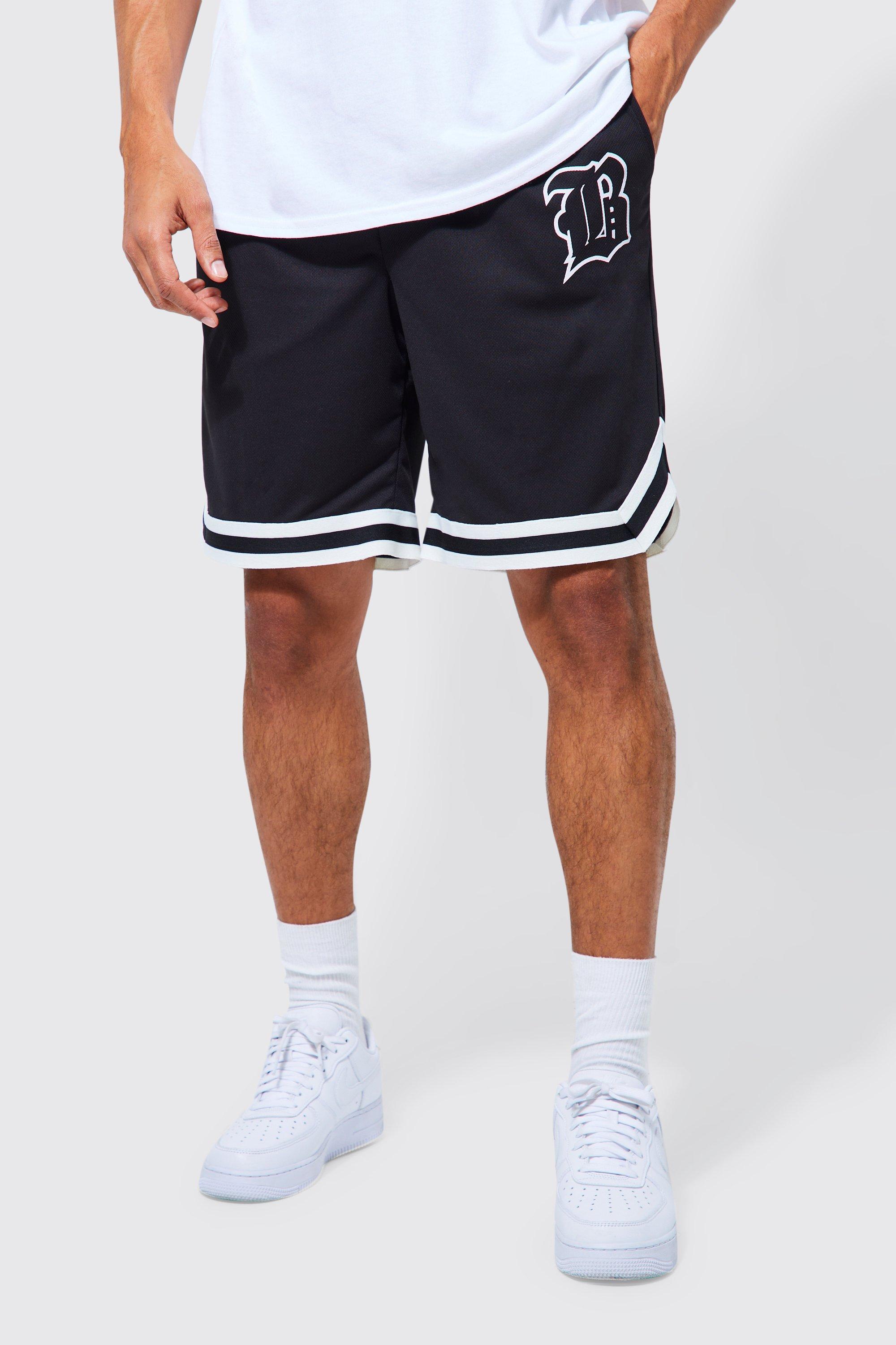 Loose Fit Mid Length Basketball Short