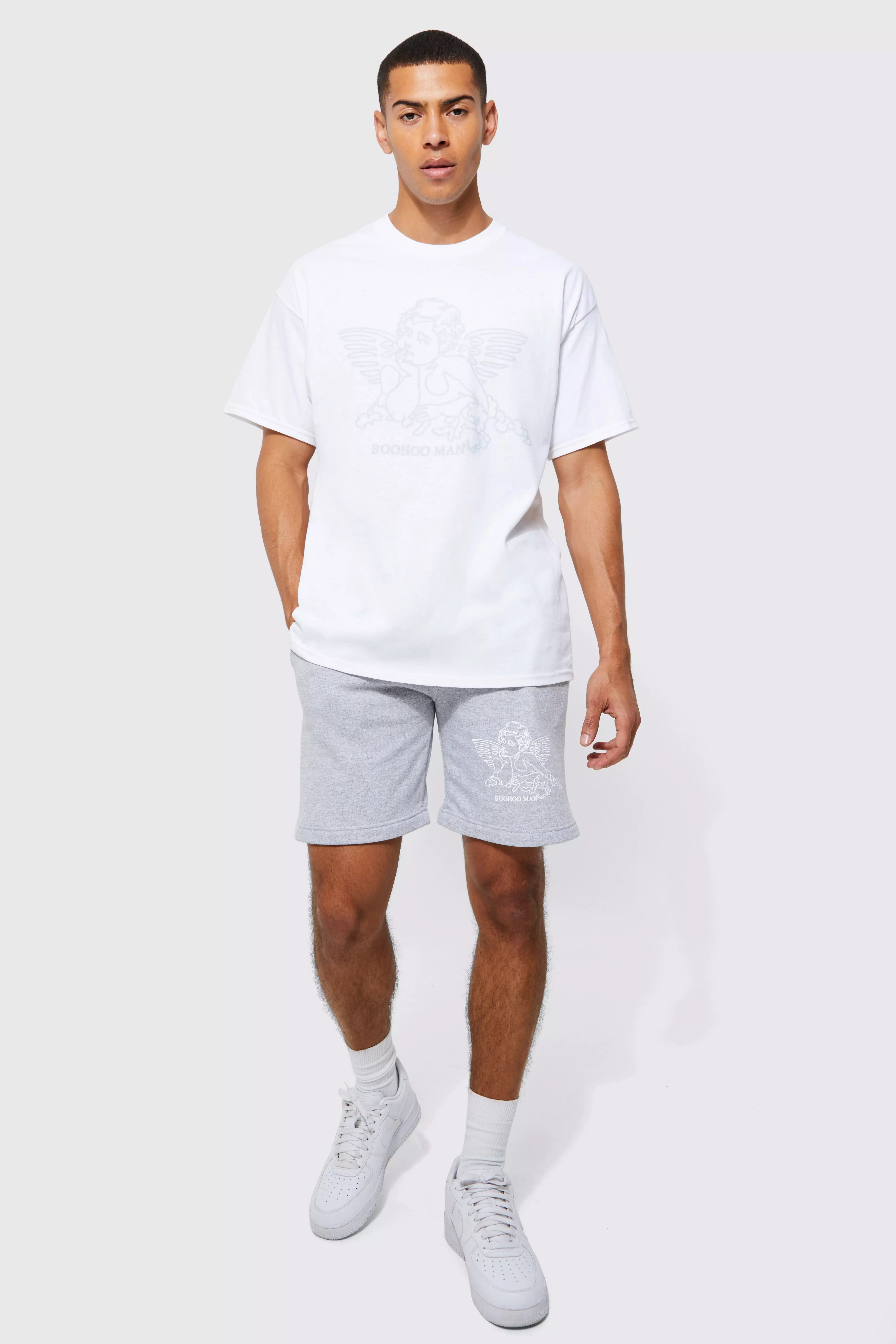 Ensemble oversize imprimé cupidon, White autre image