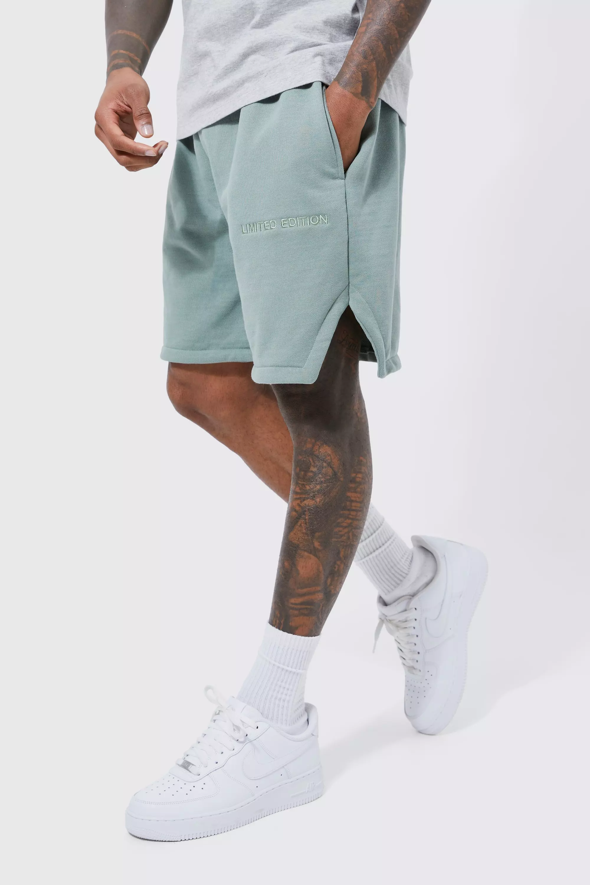 Green Relaxed Limited Heavyweight Volley Short