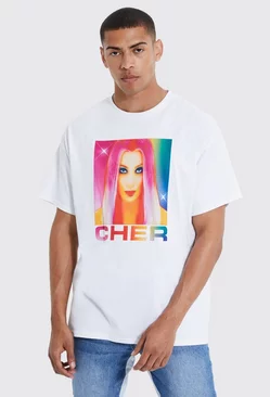 Oversized Cher License T-shirt White