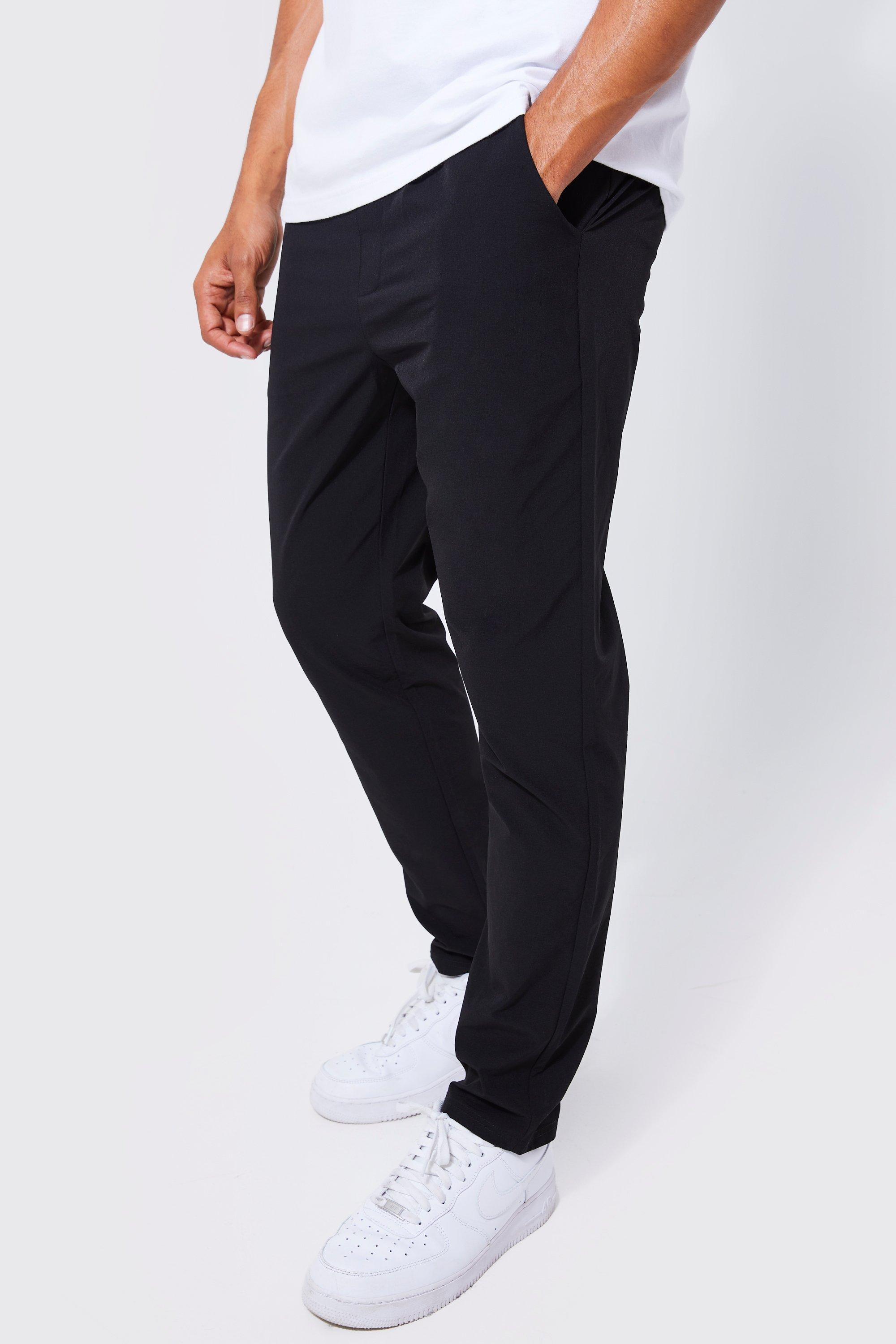 Elastic Waist Lightweight Stretch Slim Trouser