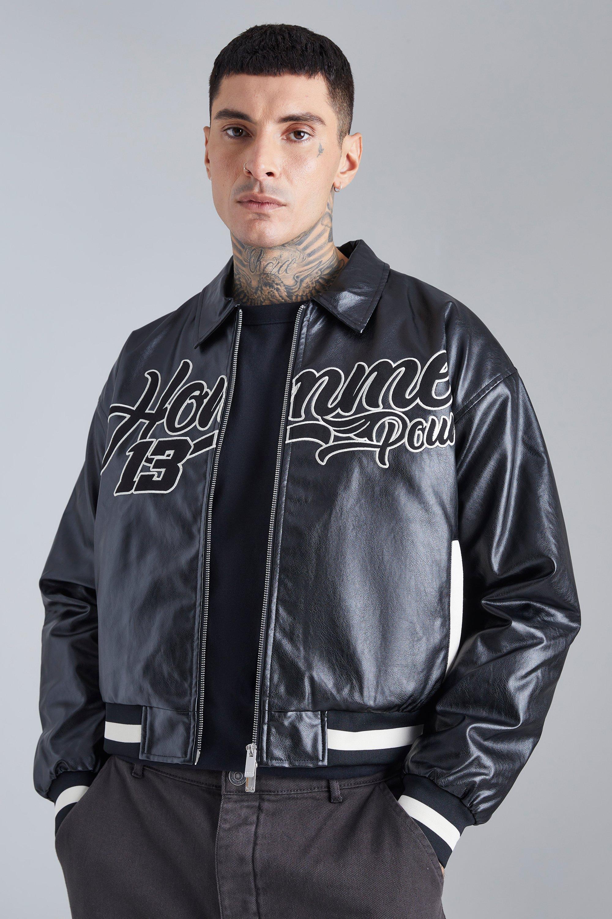 Bomber satin homme hot sale