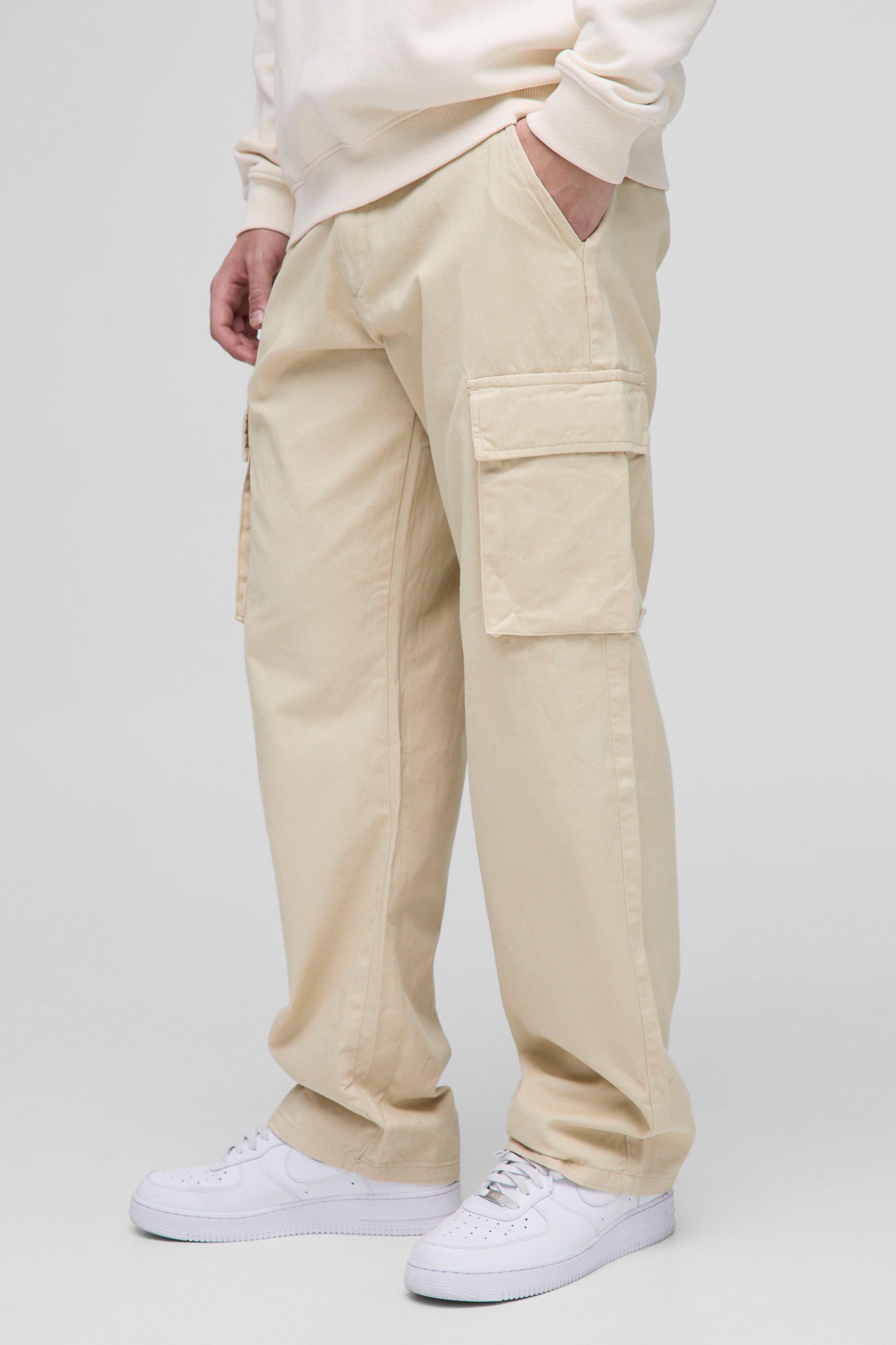 Relaxed Fit Cargo trousers, Beige