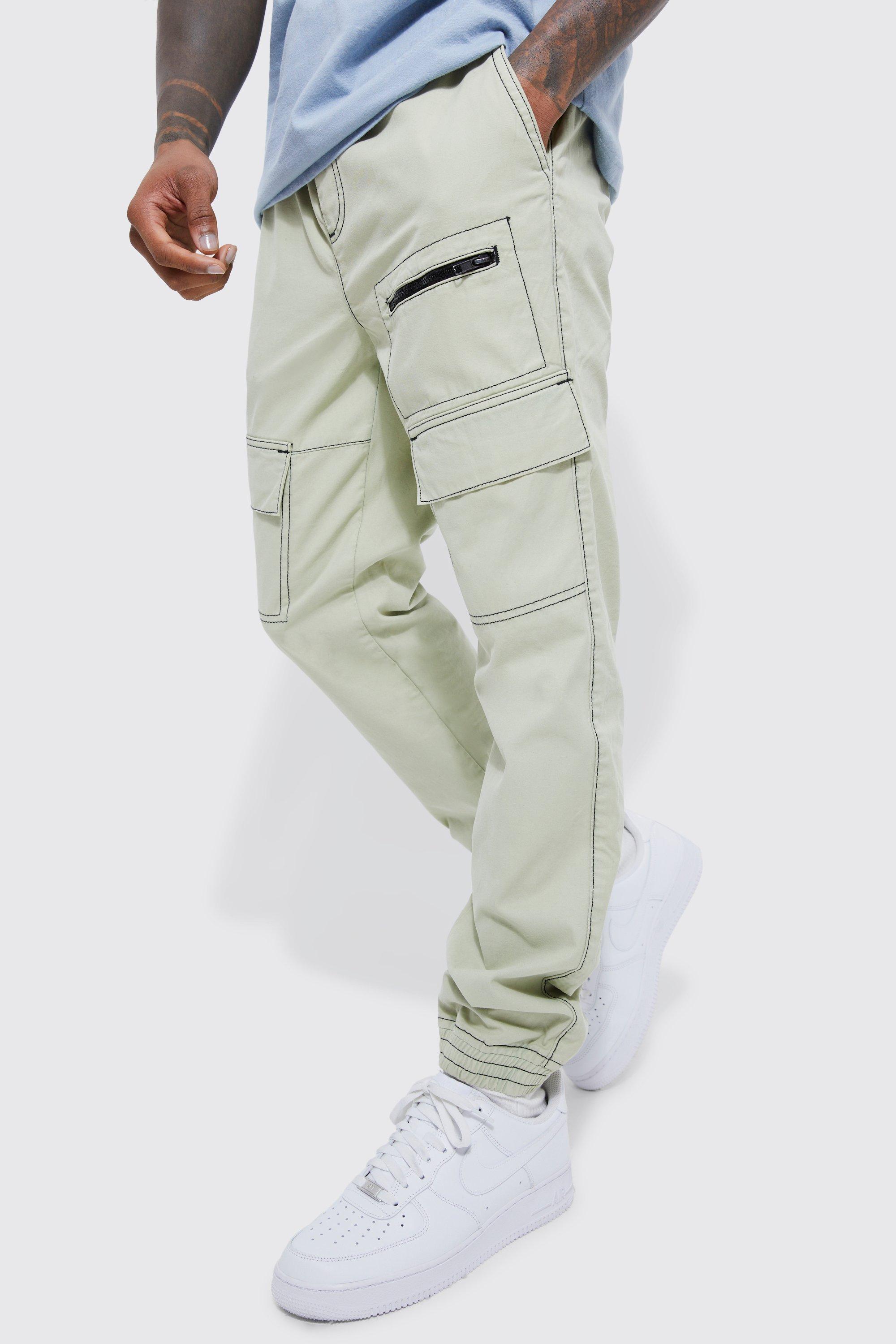 Mens Cargo Trousers | Cargo Pants For Men | boohooMAN UK