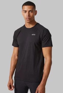 Black Man Active Gym Basic T-shirt