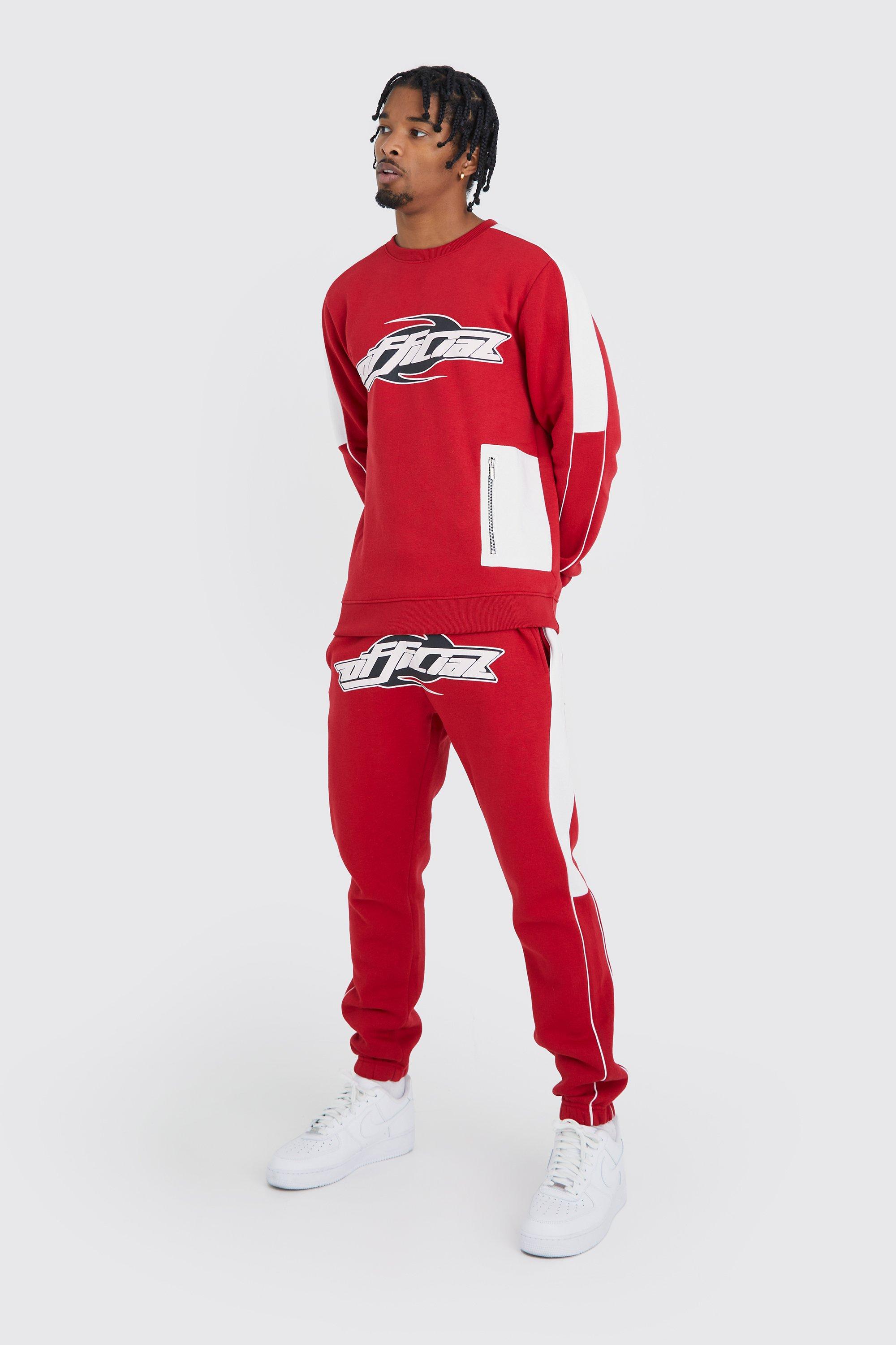 Off white tracksuit red online