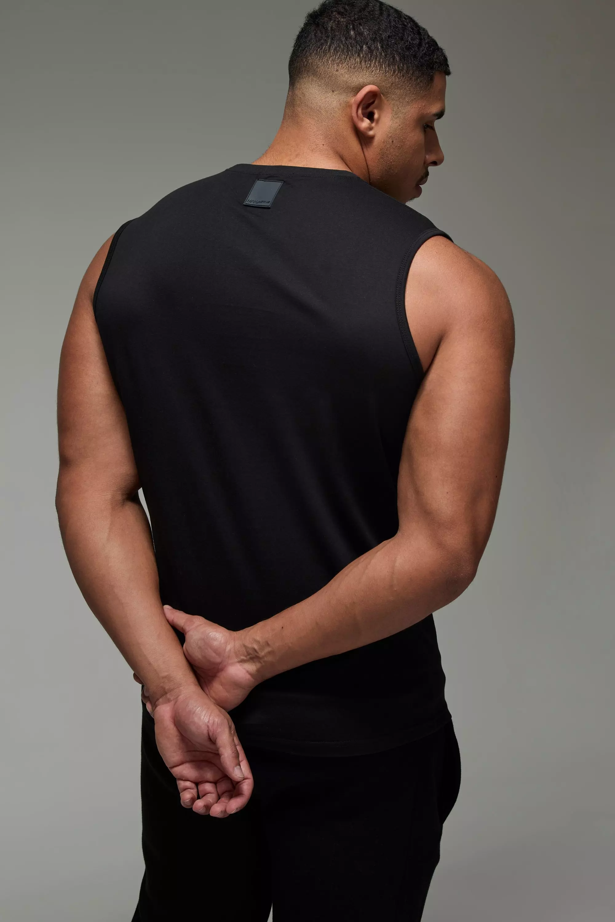 Black Man Active Regular Fit Tank Top alternative image