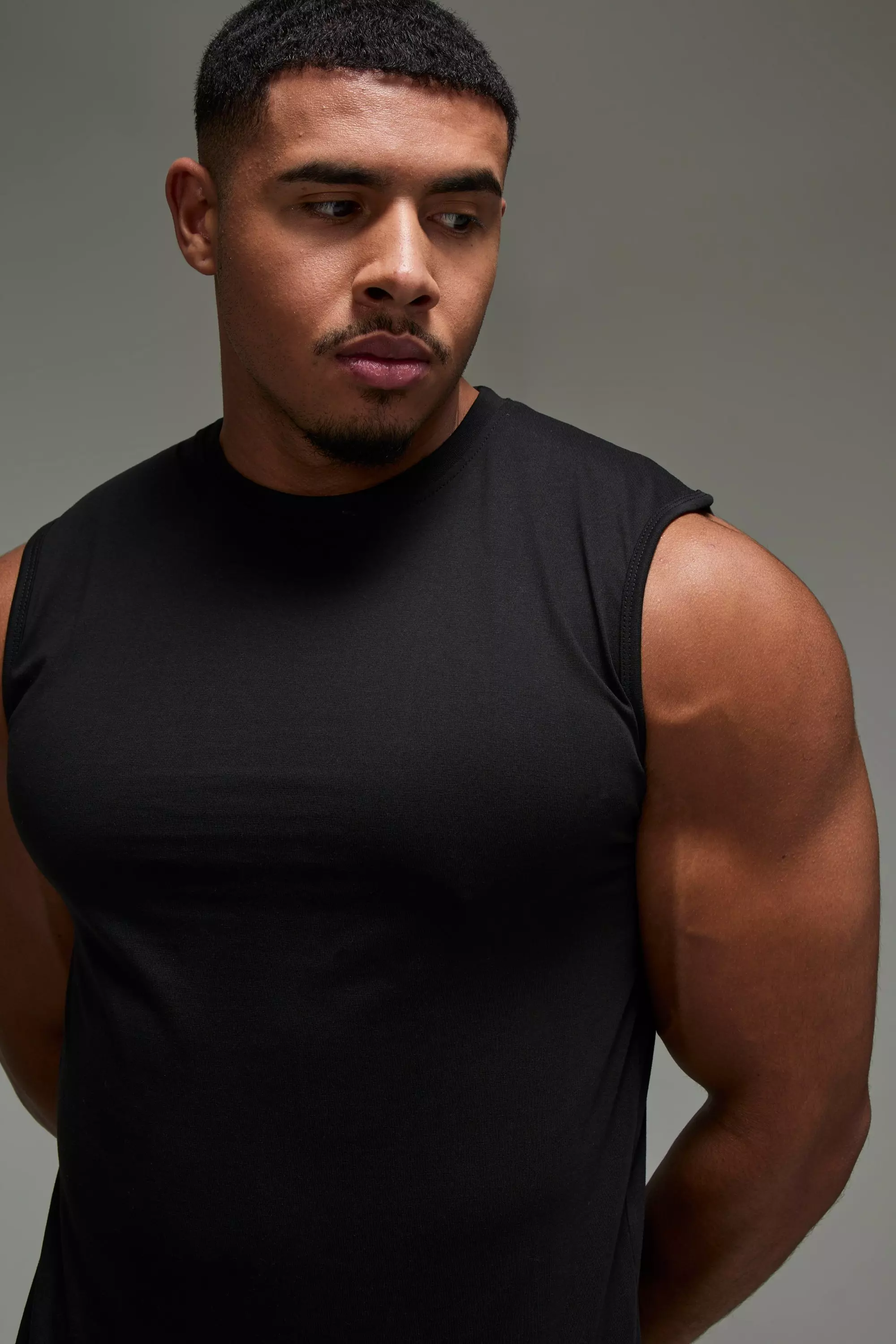 Black Man Active Regular Fit Tank Top alternative image