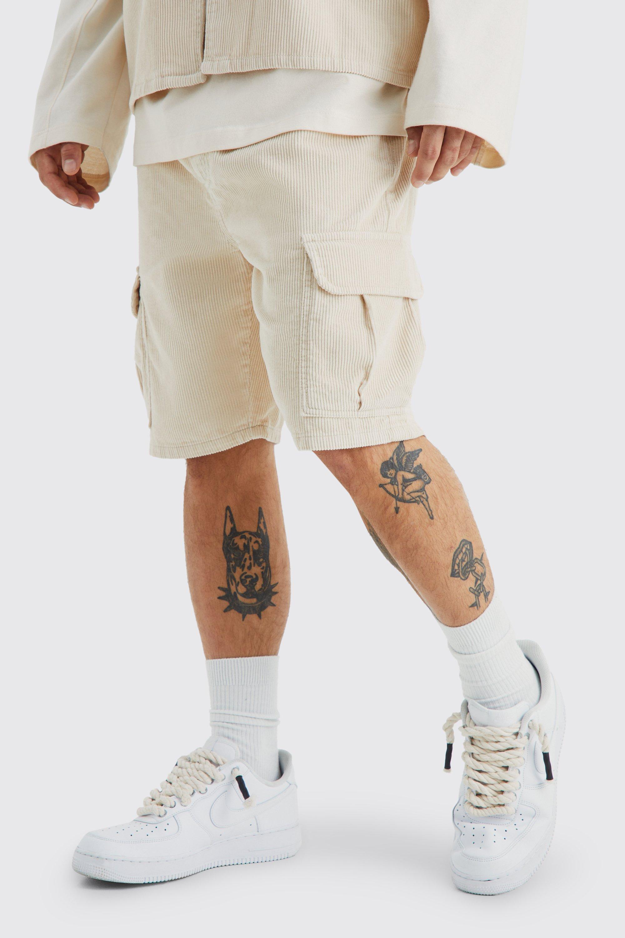 Cream hot sale cargo shorts